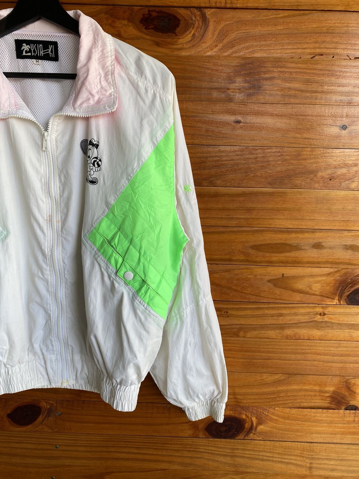 Japanese Brand Vintage YSIP-KI JMTA Instructor Windbreaker Neon Jacket Size US M / EU 48-50 / 2 - 6 Thumbnail