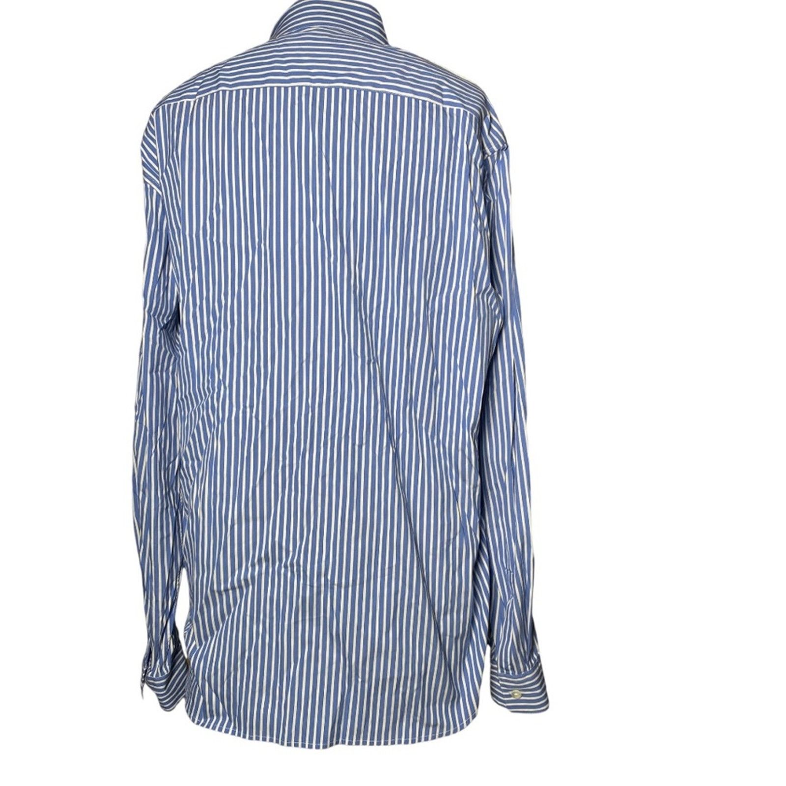 Theory Theory Irving button down navy white poplin shirt Medium Size US M / EU 48-50 / 2 - 4 Thumbnail