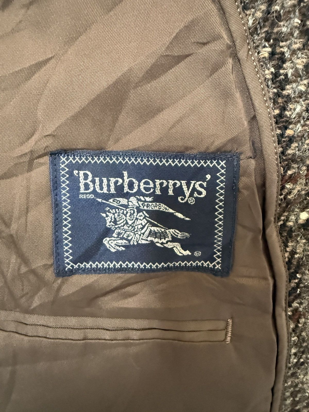 Burberry Prorsum Vintage Burberrys Wool Tweed Casual Sports Coat Size M Size US M / EU 48-50 / 2 - 5 Thumbnail