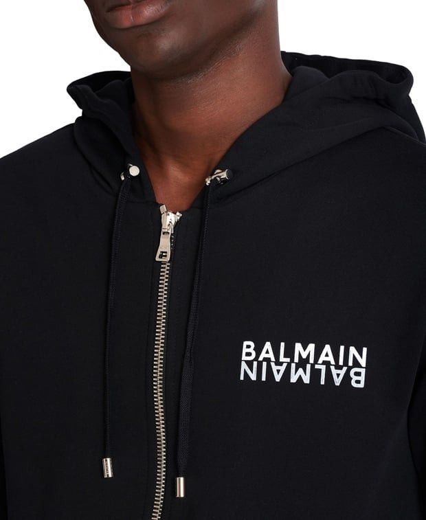 Hooded sweat jacket