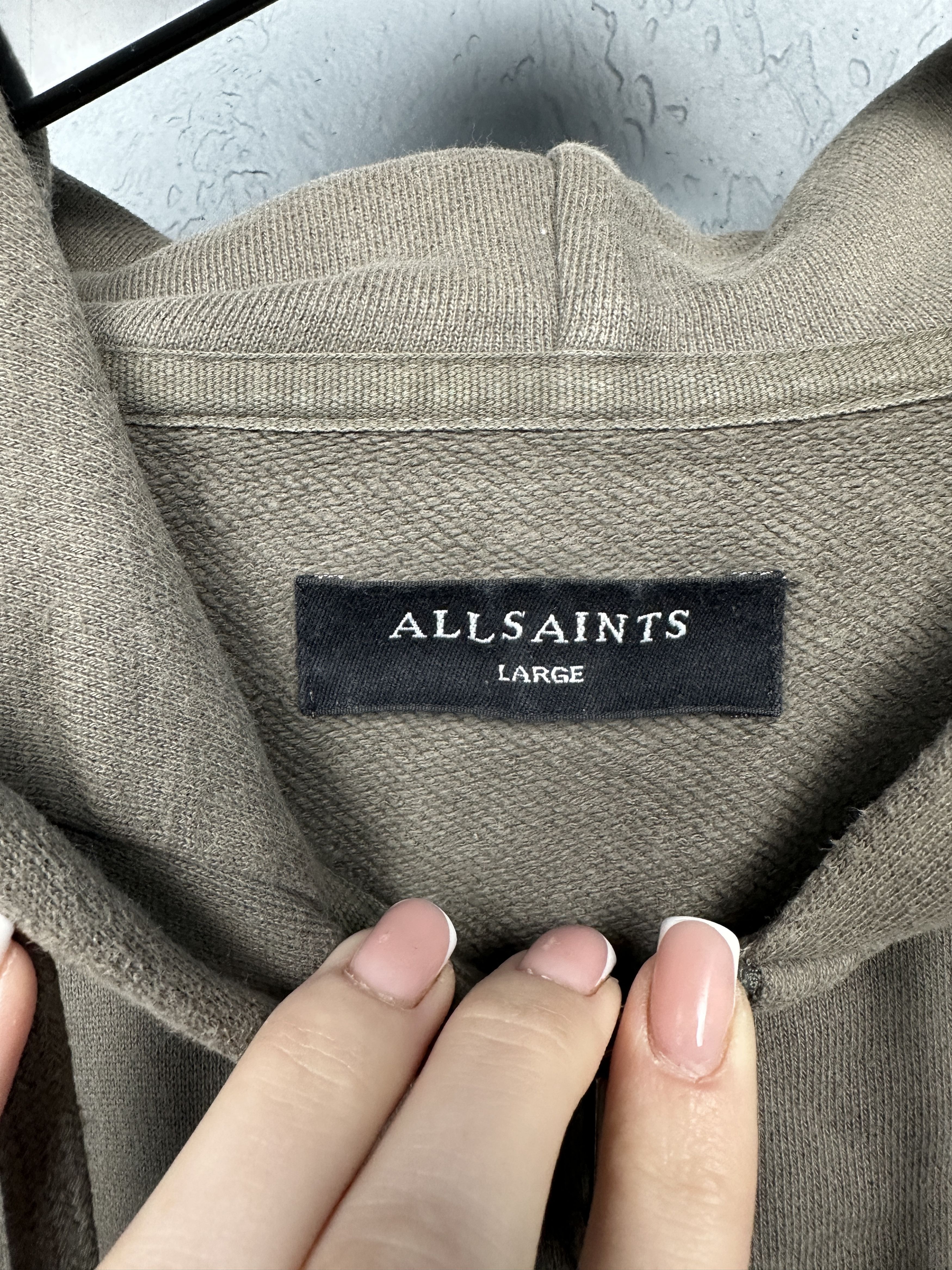 Allsaints Allsaints Mens Raven Zip Hoody Size US L / EU 52-54 / 3 - 3 Thumbnail
