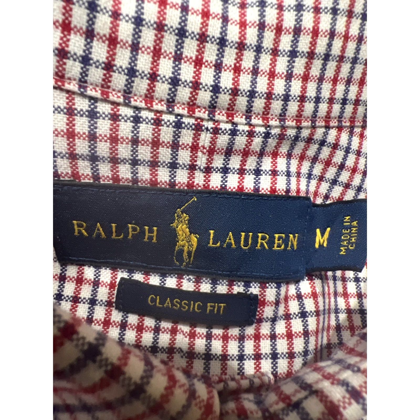 Ralph Lauren Ralph Lauren Men's Button-Up Shirt L Red Black Checks Casual Preppy Cotton Short Sleeve Size US L / EU 52-54 / 3 - 5 Thumbnail