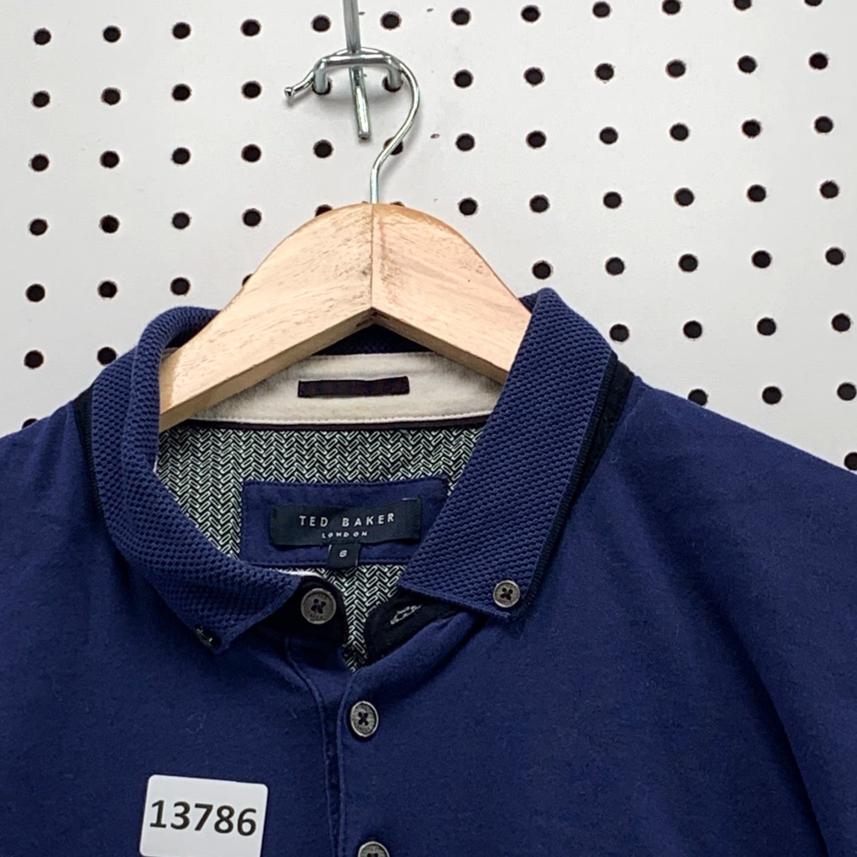 Ted Baker Ted Baker London Pocket Polo Collared Shirt Blue Mens Size 6 Large 22x27 Size US S / EU 44-46 / 1 - 6 Thumbnail