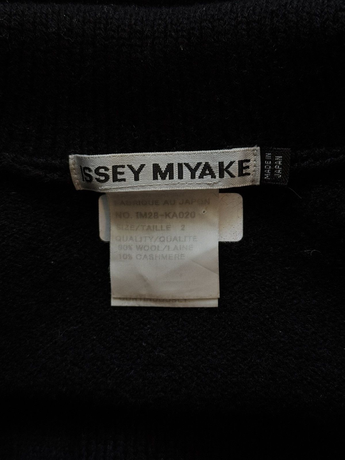 Issey Miyake × Japanese Brand Issey Miyake 1990s archive vintage wool + cashmere cardigan Size S / US 4 / IT 40 - 6 Thumbnail