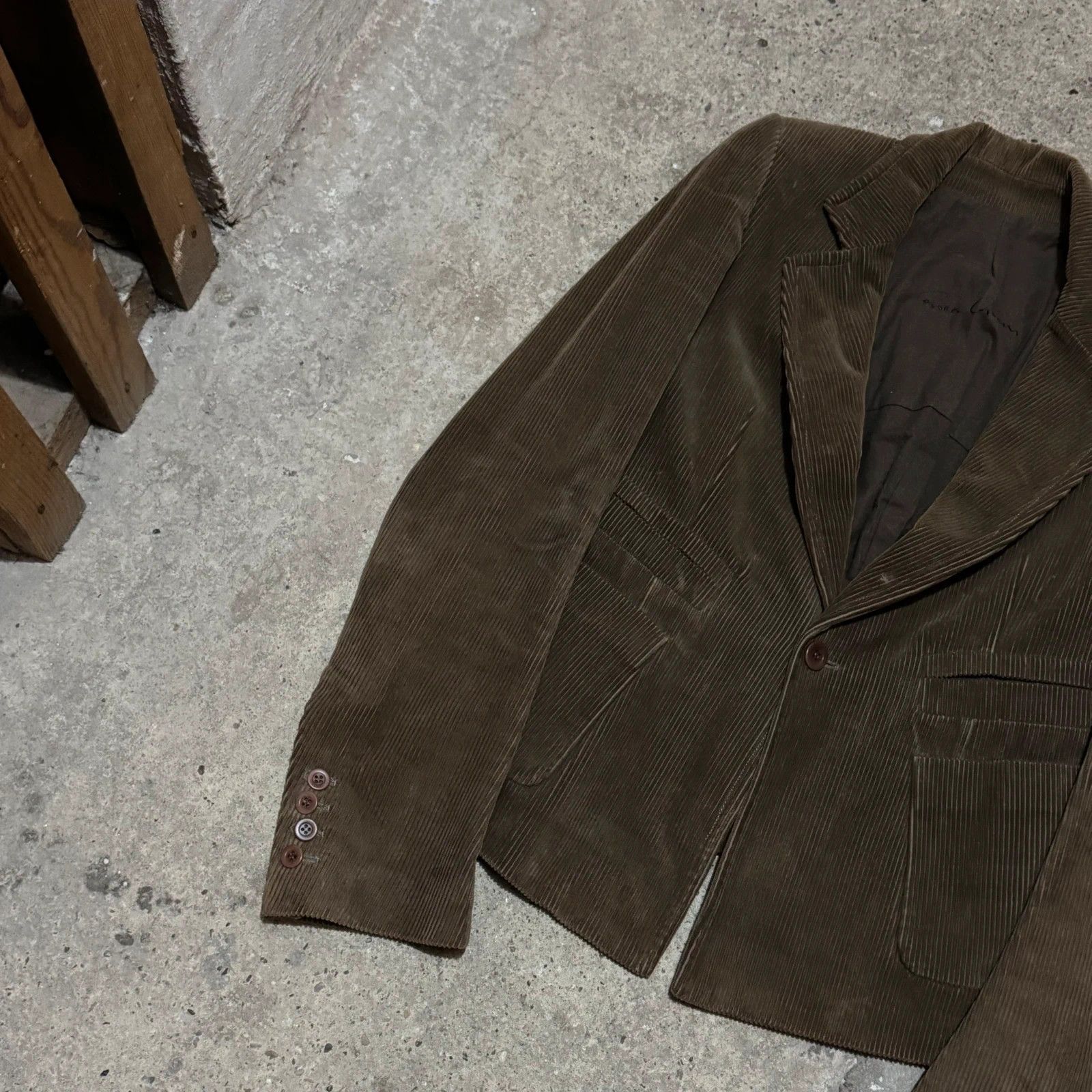 Rick Owens F/W 2002 Rick Owens cord blazer Size S / US 4 / IT 40 - 10 Thumbnail
