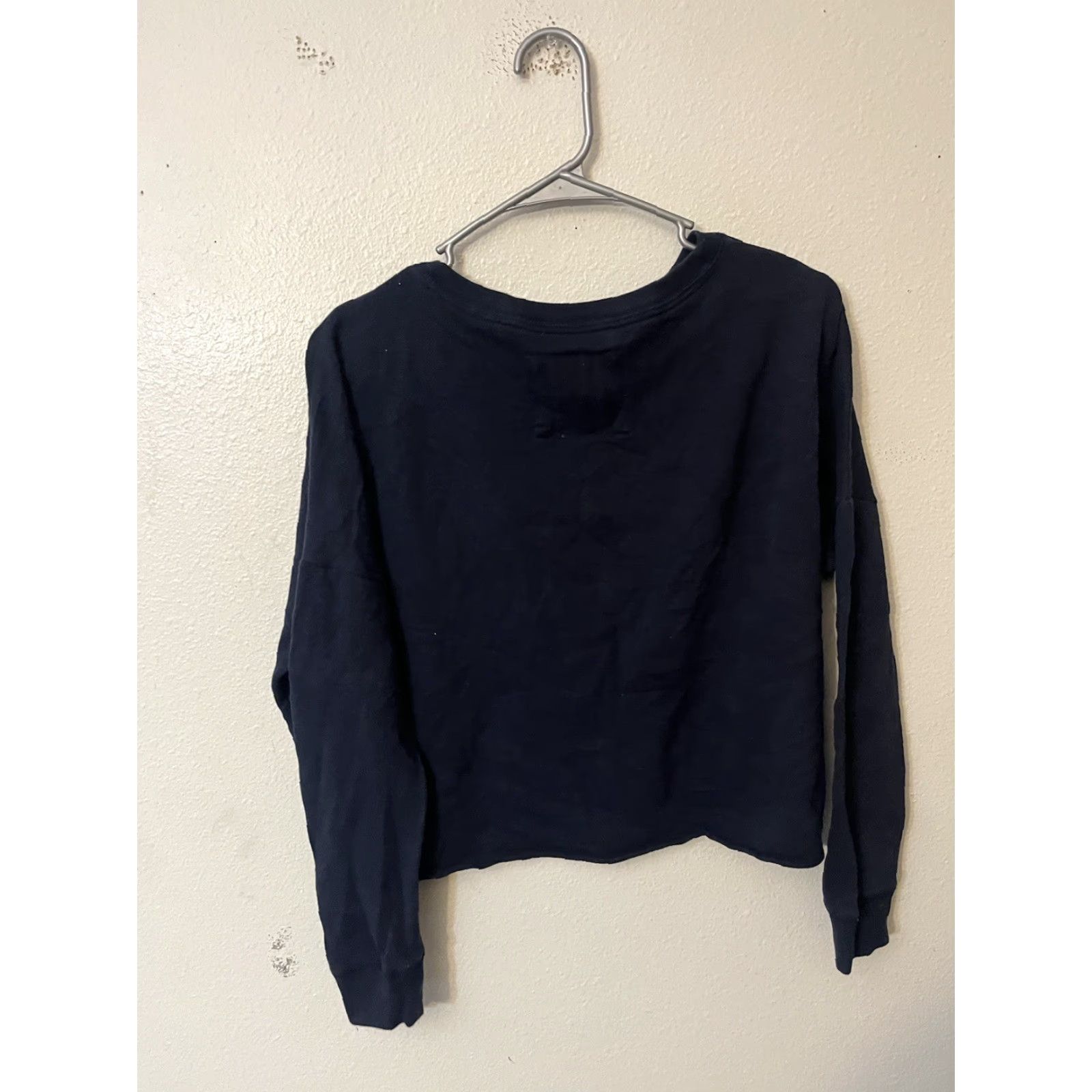Abercrombie & Fitch Abercrombie & Fitch Crop Top Sweatshirt Logo A&F Women’s XS Crew Neck Pullover Long Sleeve Cropped Casual Shirt Blouse Size XS / US 0-2 / IT 36-38 - 2 Thumbnail