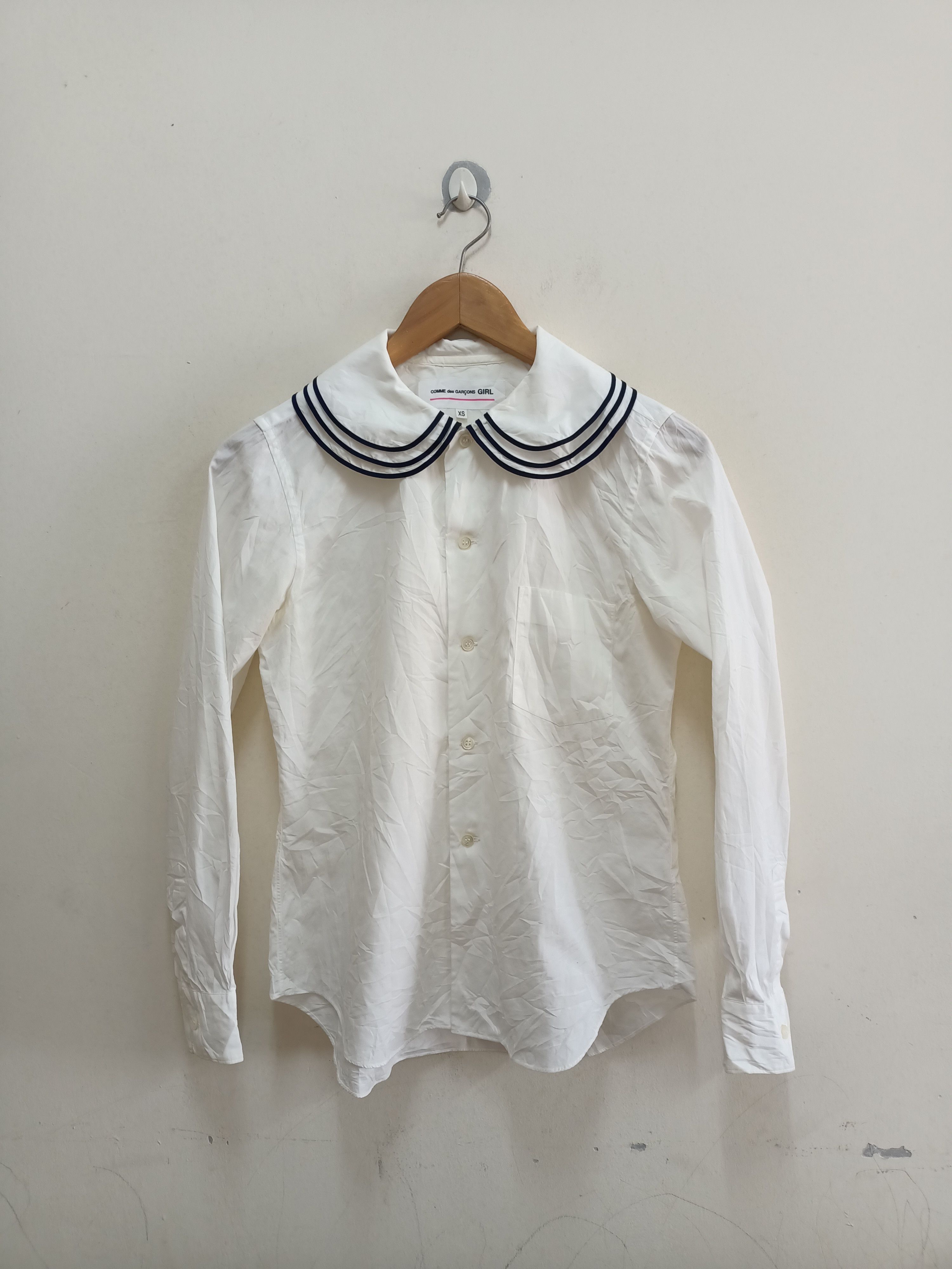 Cdg collar shirt sale