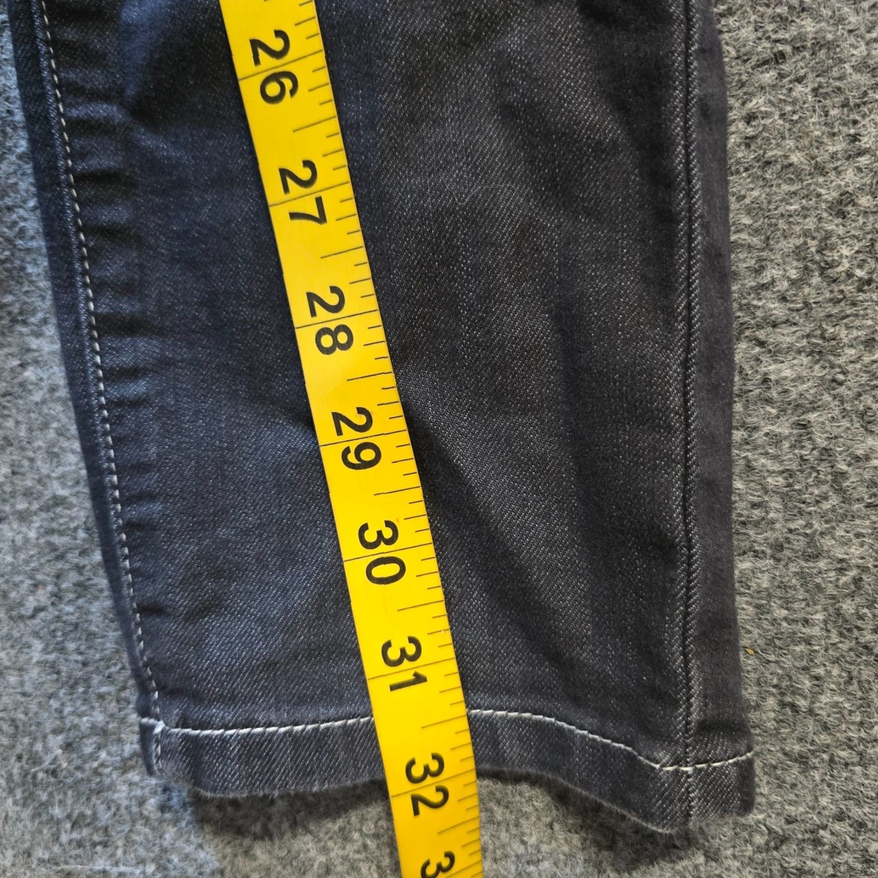 Prana Prana Jeans Women Slim Skinny Denim 5-Pocket Black Ultra Low Rise Stretch 32 in Inseam Size 26" / US 2 / IT 38 - 7 Thumbnail