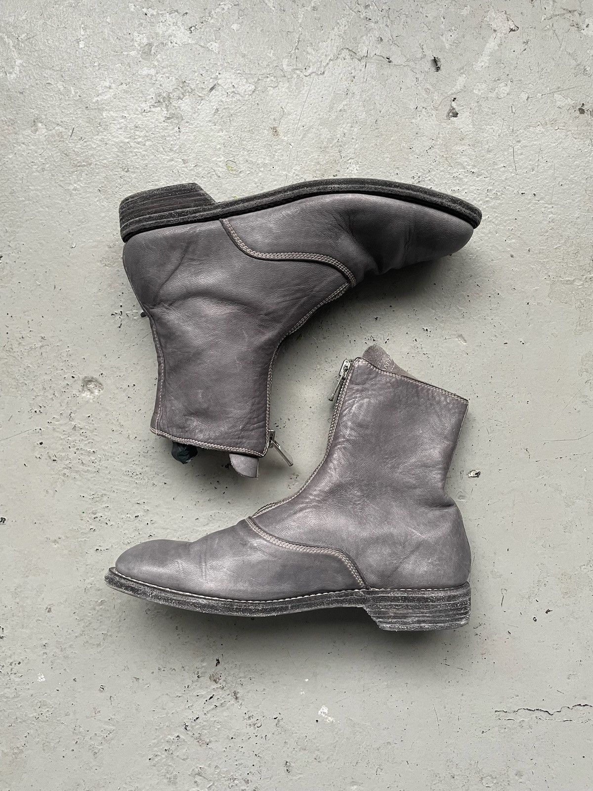 Guidi Guidi 210W Soft Horse Leather Front Zip Boots Size US 7.5 / IT 37.5 - 2 Thumbnail