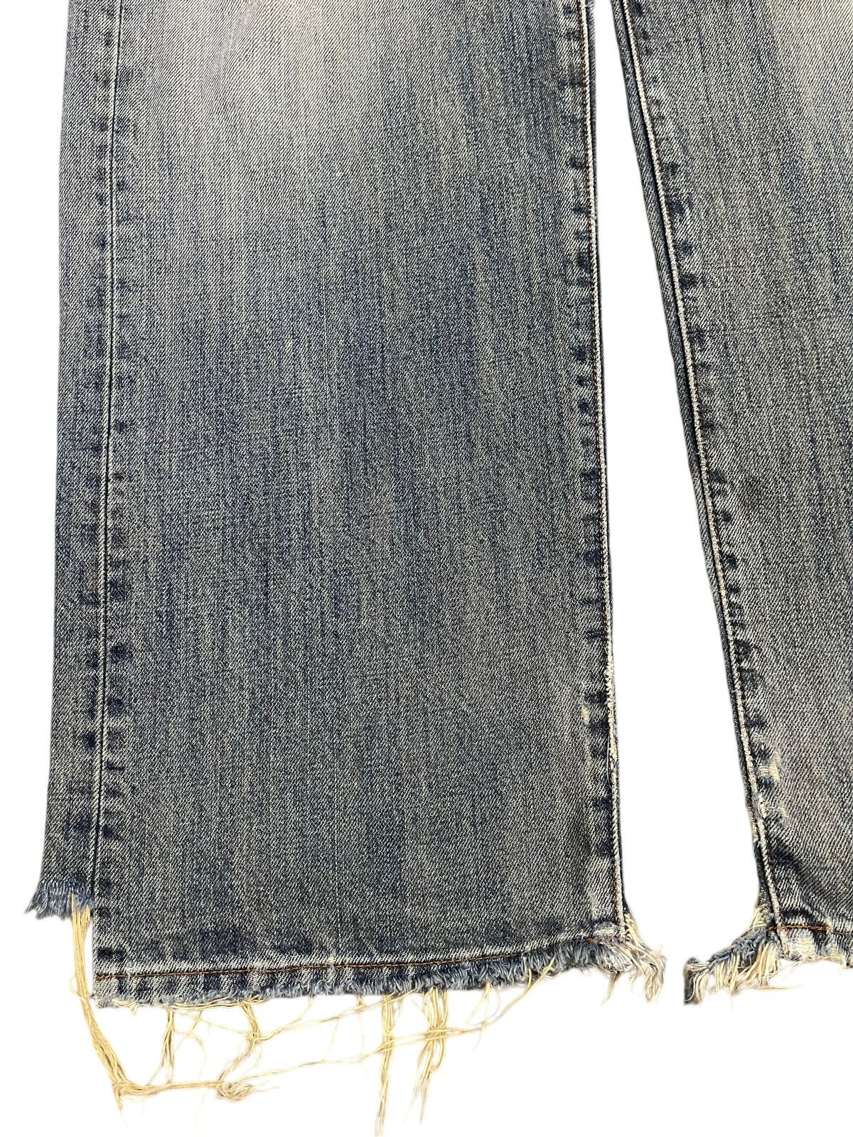 JNCO Vintage Japanese Brand Blue Washed Distressed Baggy Jeans Size US 31 - 7 Thumbnail