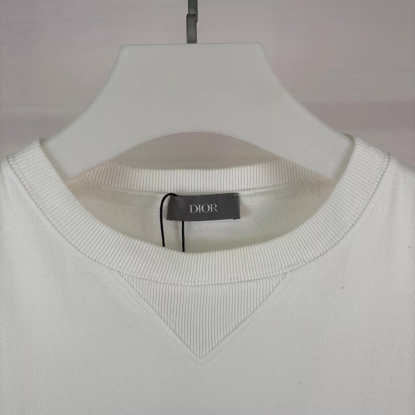 Dior Dior White Red Logo Embroidered SS T-Shirt S Size US S / EU 44-46 / 1 - 3 Thumbnail