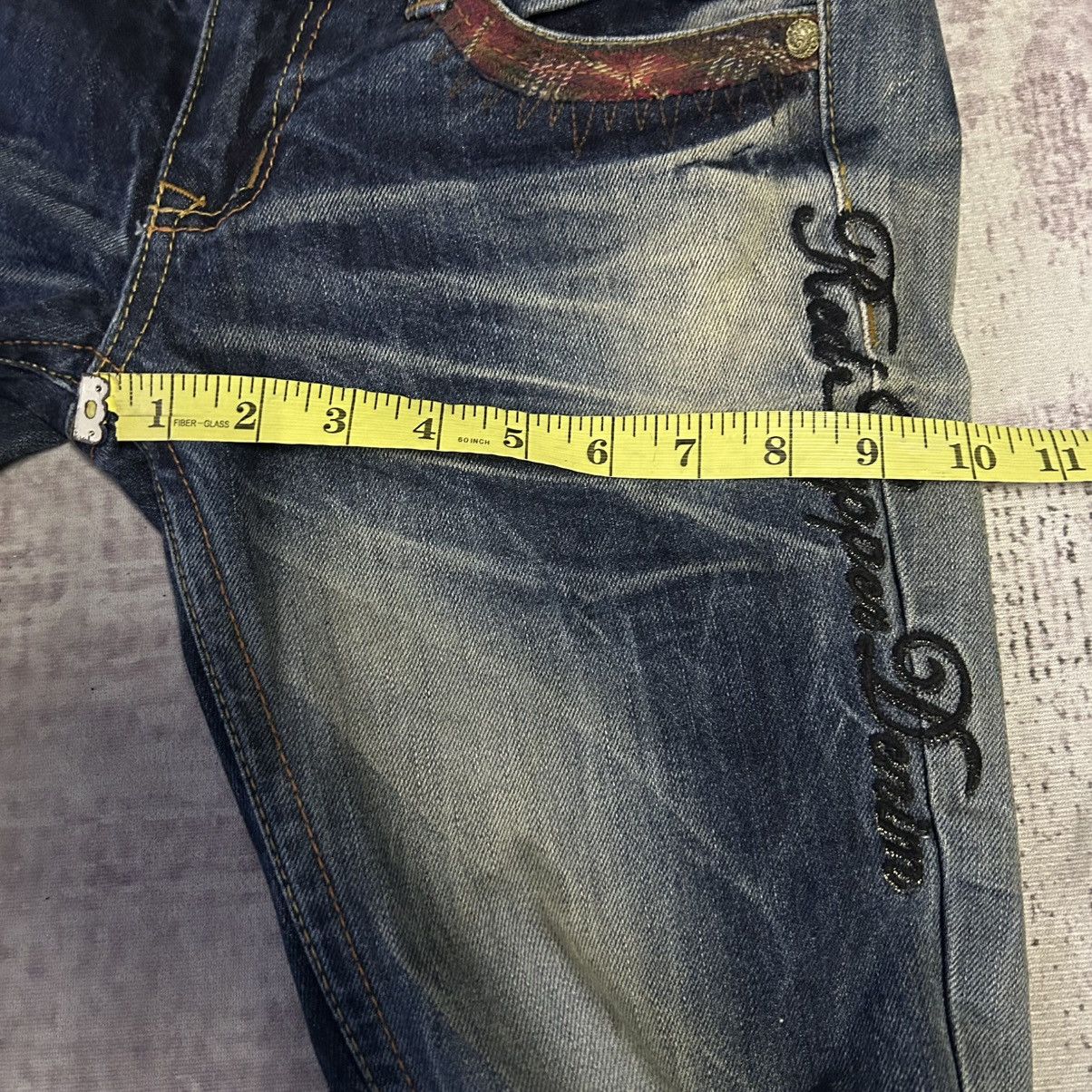 Ed Hardy Red Pepper Flared Punk Skull Jeans Size 29" - 20 Thumbnail