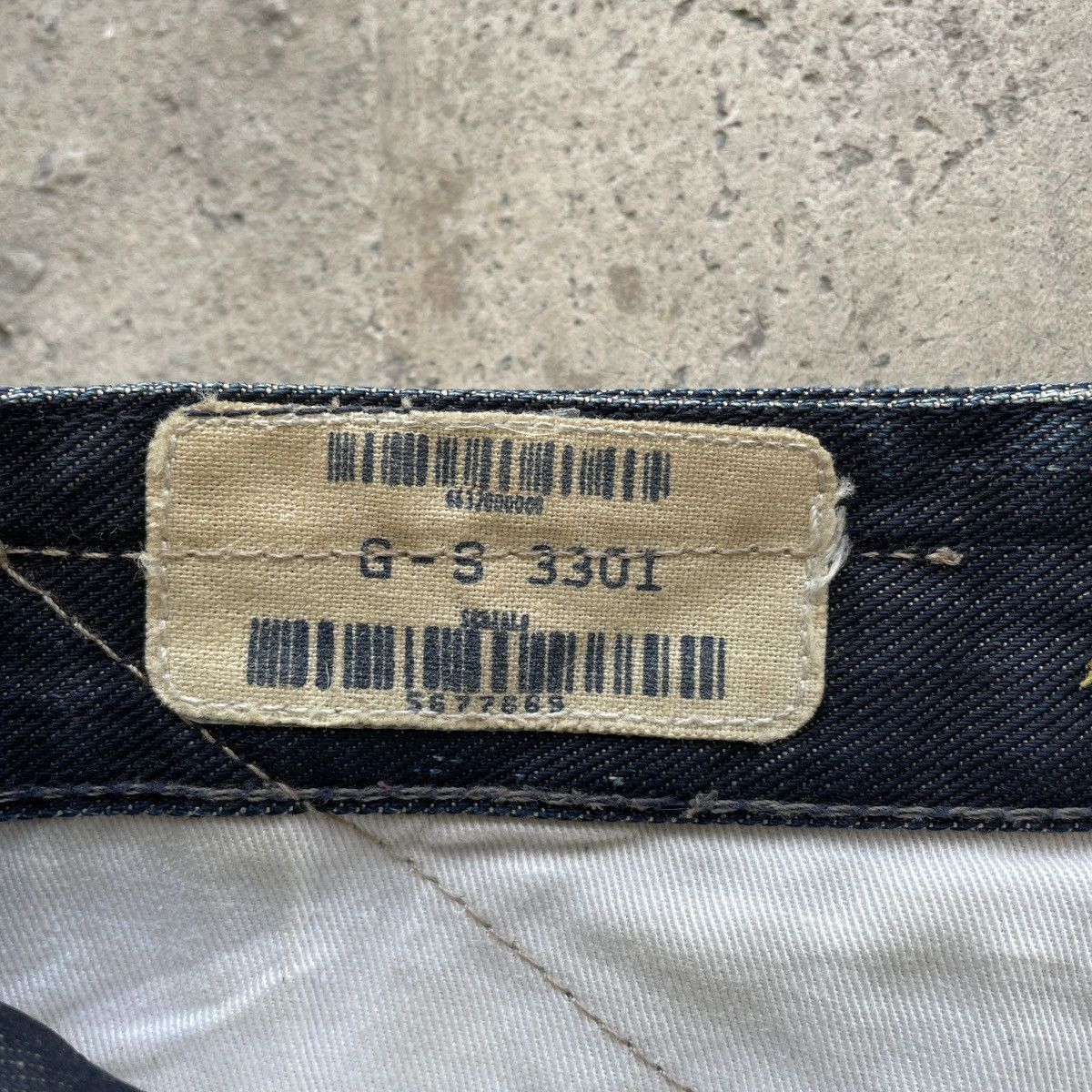 G-Star Vintage G-Star Raw 3301 Dark Blue Jeans Denim Pants W37 Size US 37 - 8 Thumbnail