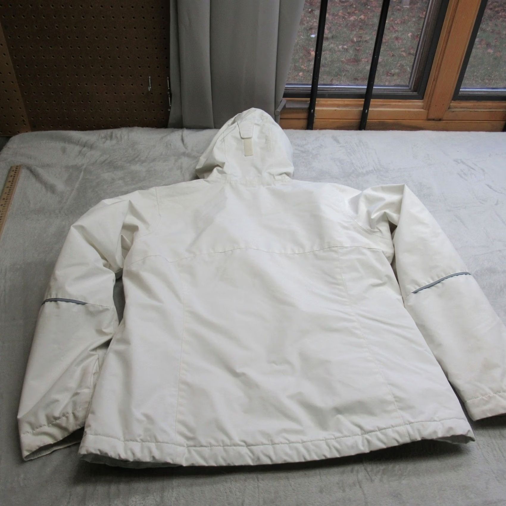 Rains Columbia Womens Large Zip Insulated Outdoor Windbreaker Jacket Size L / US 10 / IT 46 - 2 Thumbnail