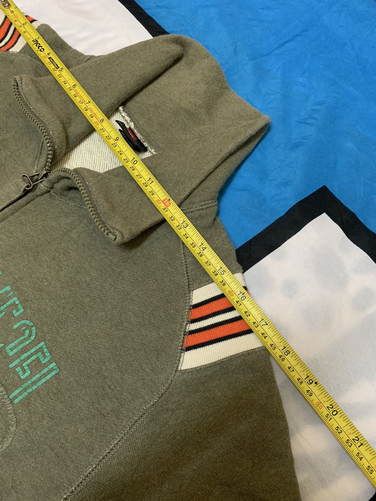 Adidas × Diesel Diesel Sweater Distressed Vtg Streetwear Olive Green Size US M / EU 48-50 / 2 - 15 Thumbnail