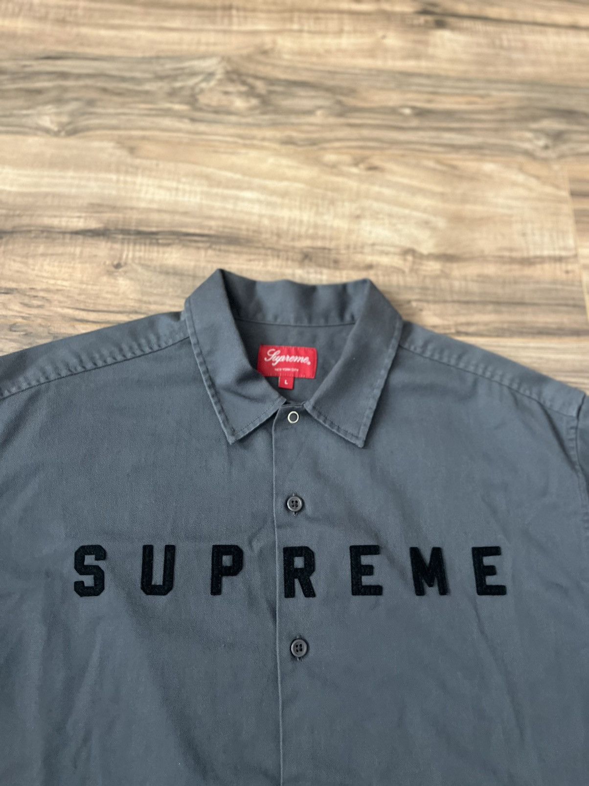 Supreme Supreme 2-Tone Work Shirt Size US L / EU 52-54 / 3 - 10 Thumbnail
