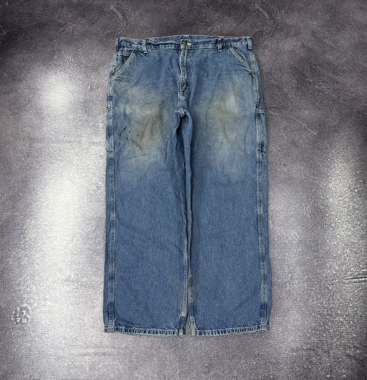 Carhartt Vintage Carhartt Loose Original Fit Blue Baggy Denim Jeans Size US 42 / EU 58 - 2 Thumbnail