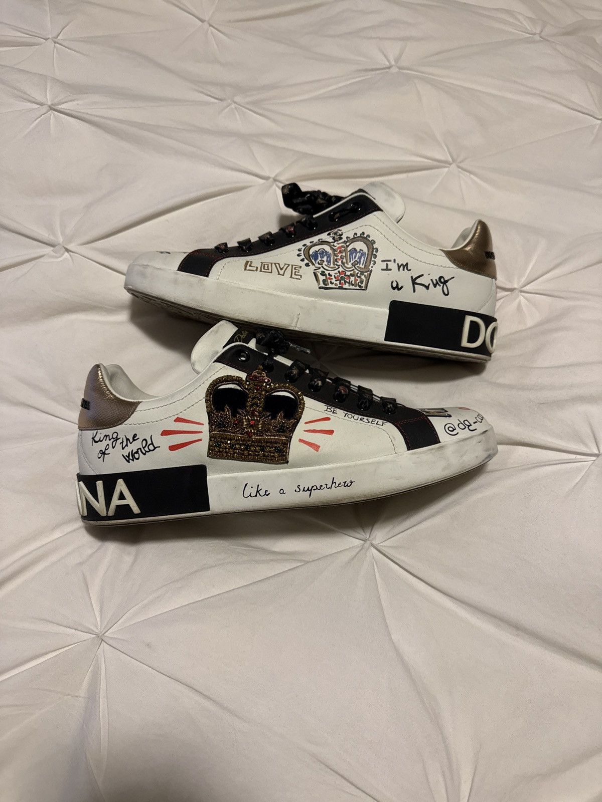 Dolce & Gabbana Dolce Gabbana “King” sneakers Size US 11 / EU 44 - 1 Thumbnail