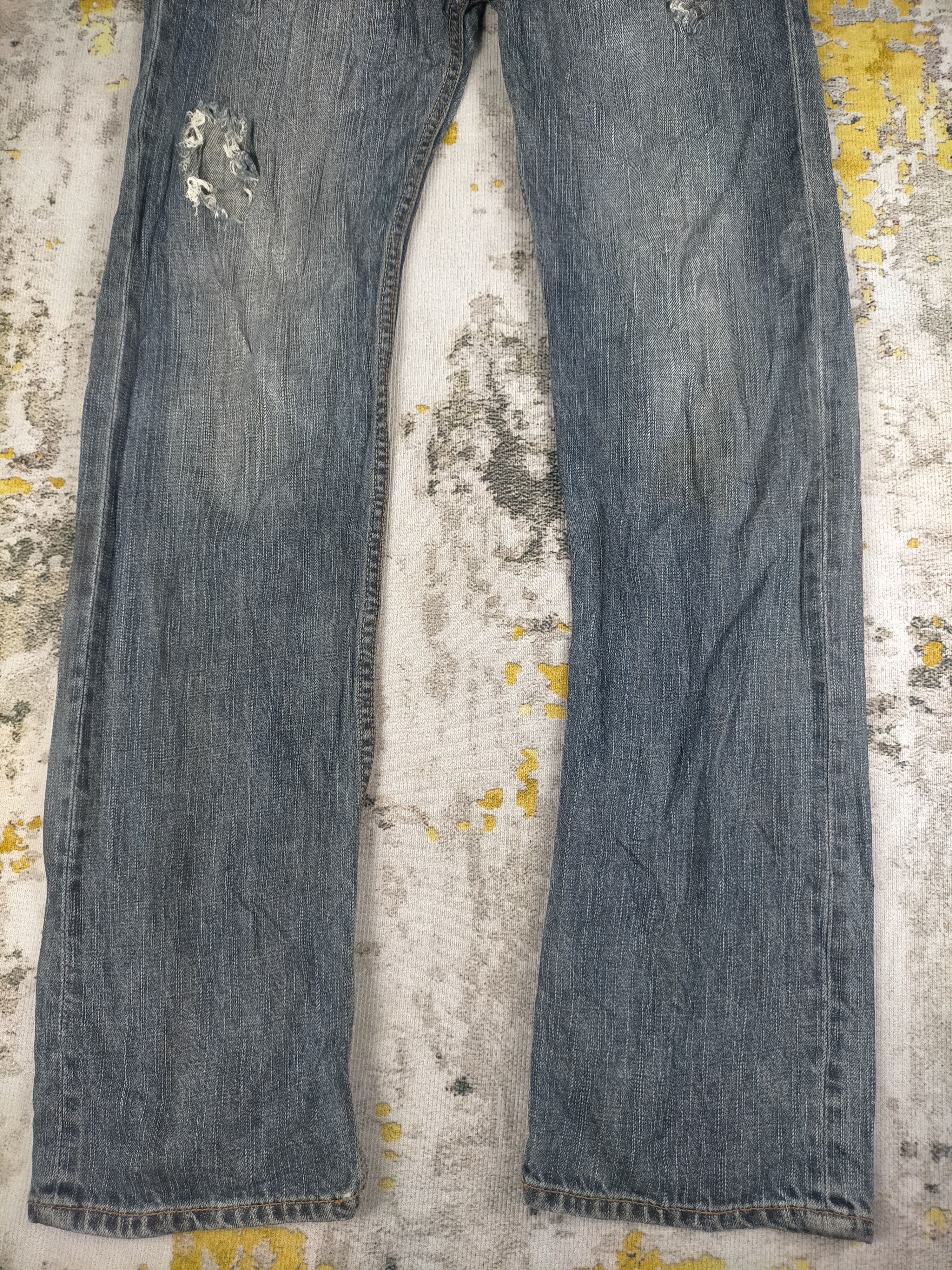 Tornado Mart 🔥 Grunge Oririn Distressed Stone Wash Jeans Size US 32 / EU 48 - 6 Thumbnail