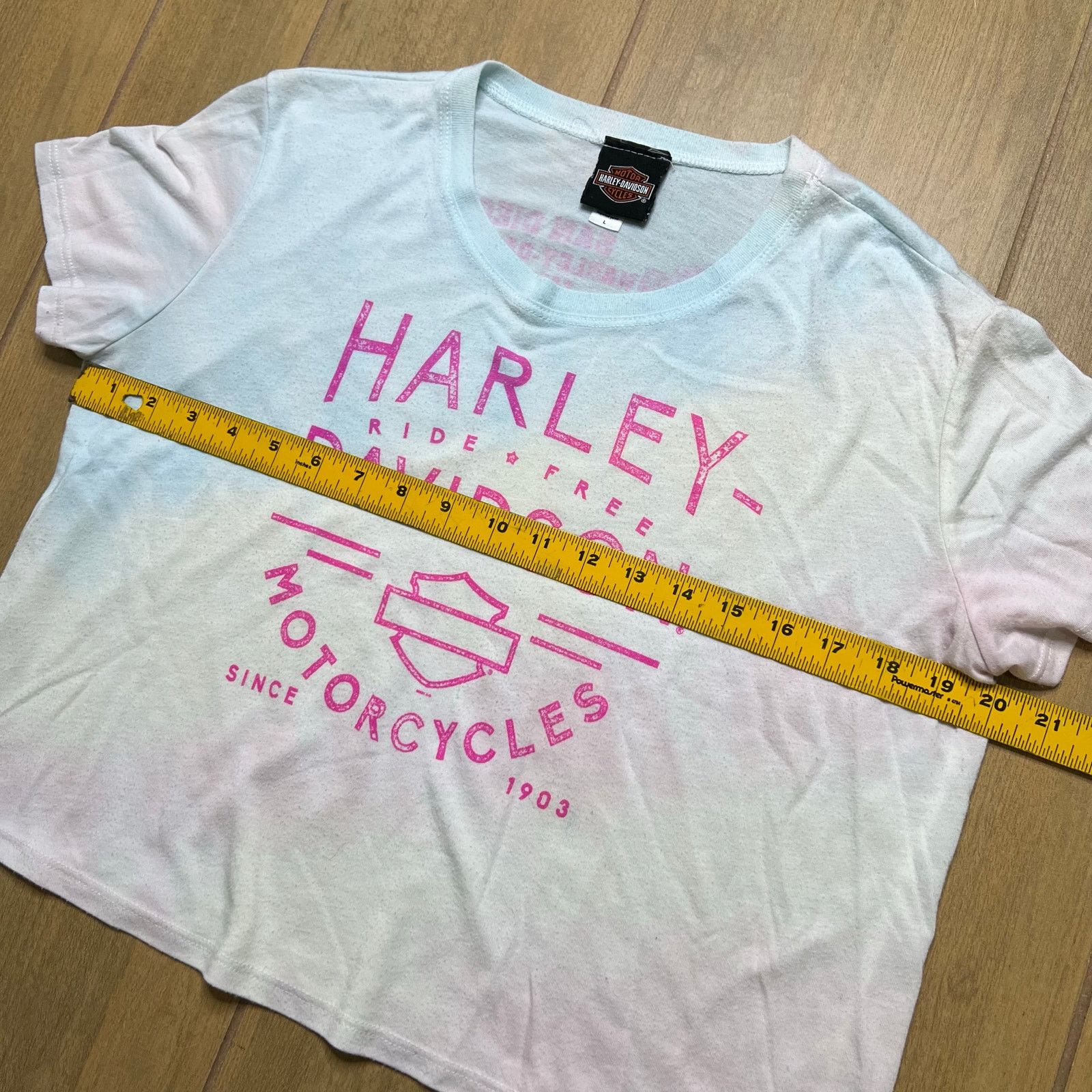 Harley Davidson Vintage White/Pink Harley Davidson San Diego T-Shirt Women L Size US L / EU 52-54 / 3 - 6 Thumbnail
