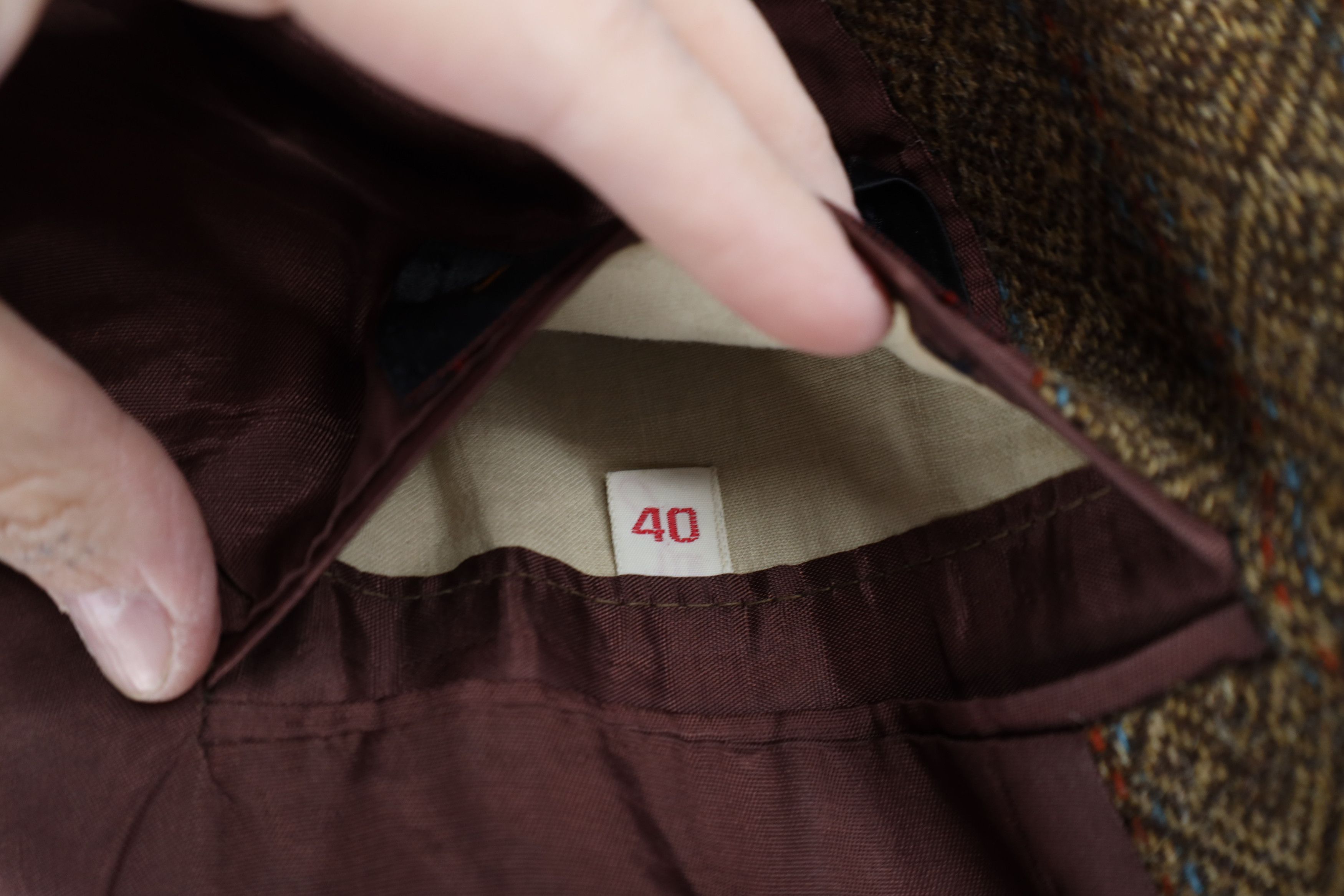 Vintage Vintage 60s 70s Streetwear Geometric Coat Blazer Jacket USA Size US L / EU 52-54 / 3 - 9 Thumbnail