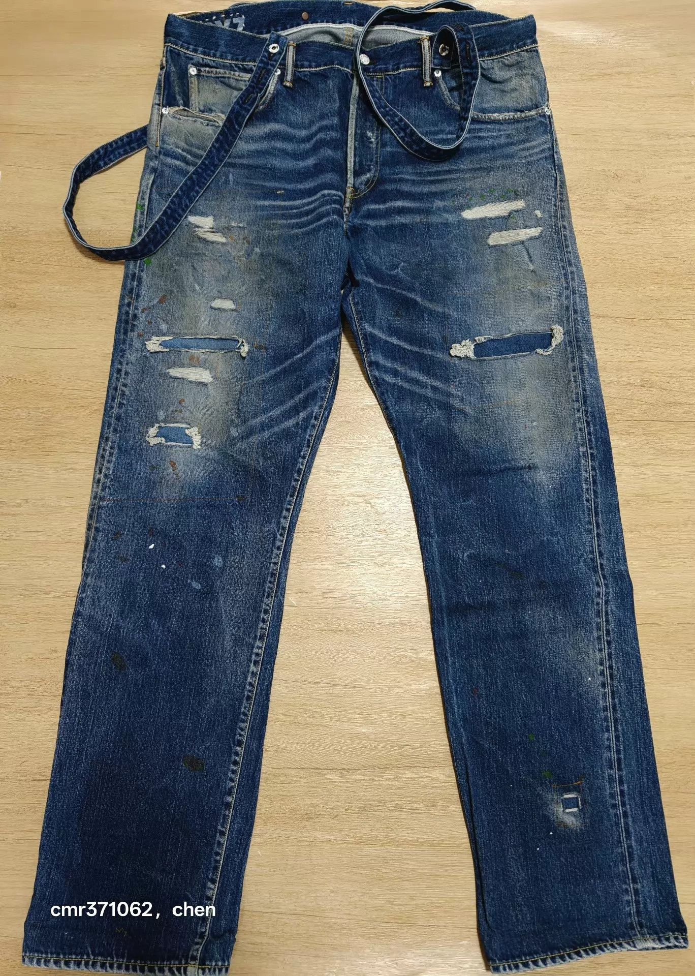 Visvim visvim 19AW TRAVAILLER BRACES DRY7 95 New Size 5 Destroyed Size US 38 / EU 54 - 1 Thumbnail