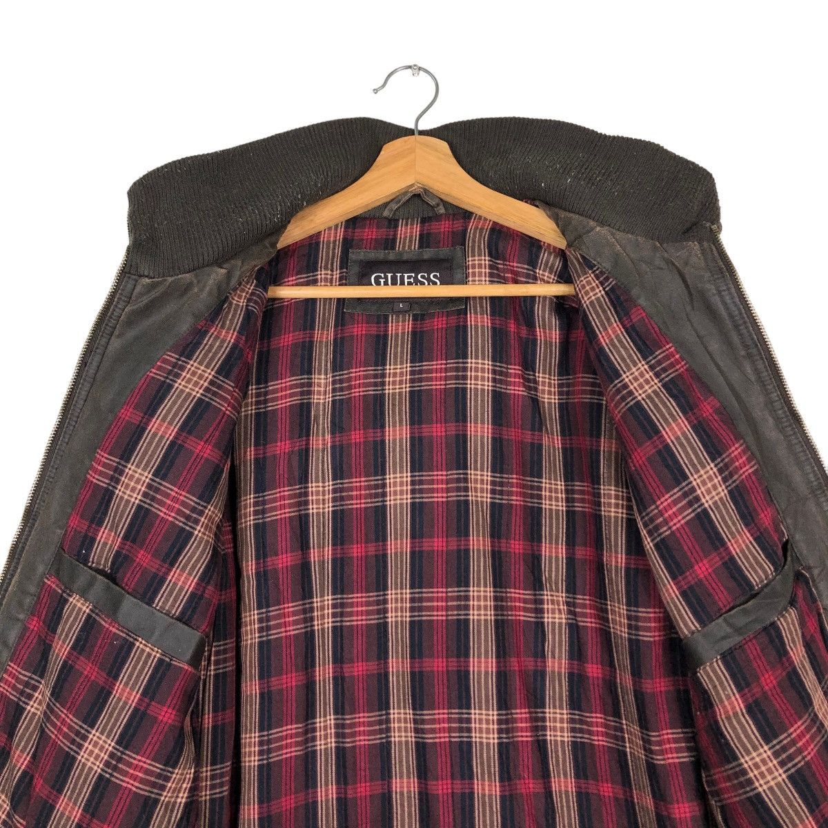 Japanese Brand 🔥Vintage Chore Jacket Guess Blanket Lining Tartan Design Size US L / EU 52-54 / 3 - 15 Thumbnail