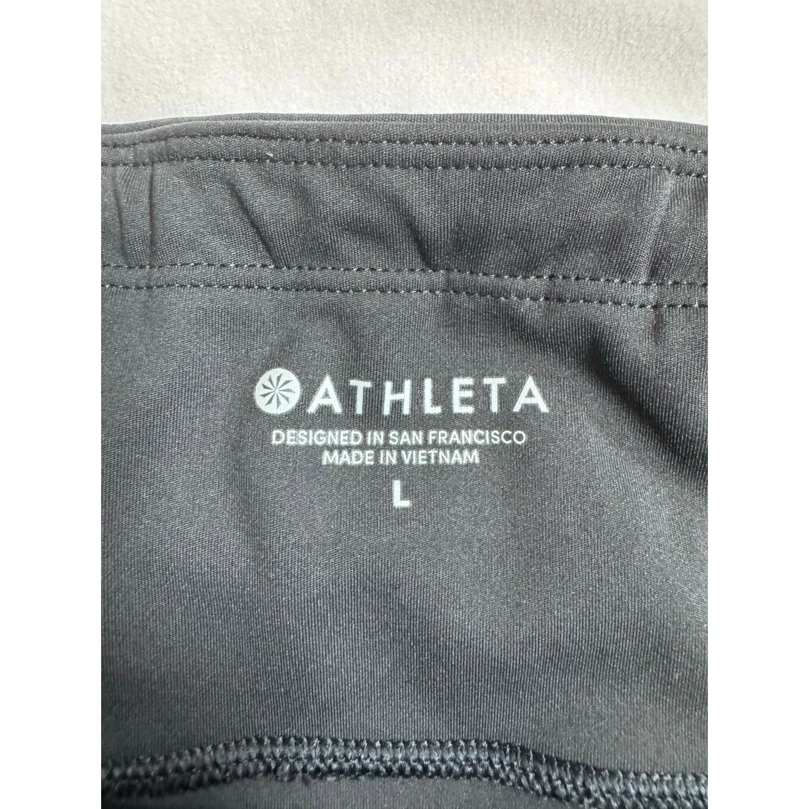 Athleta Athleta Womens Leggings Trousers Black Pants RN 54023 L Size 34" / US 12 / IT 48 - 3 Thumbnail