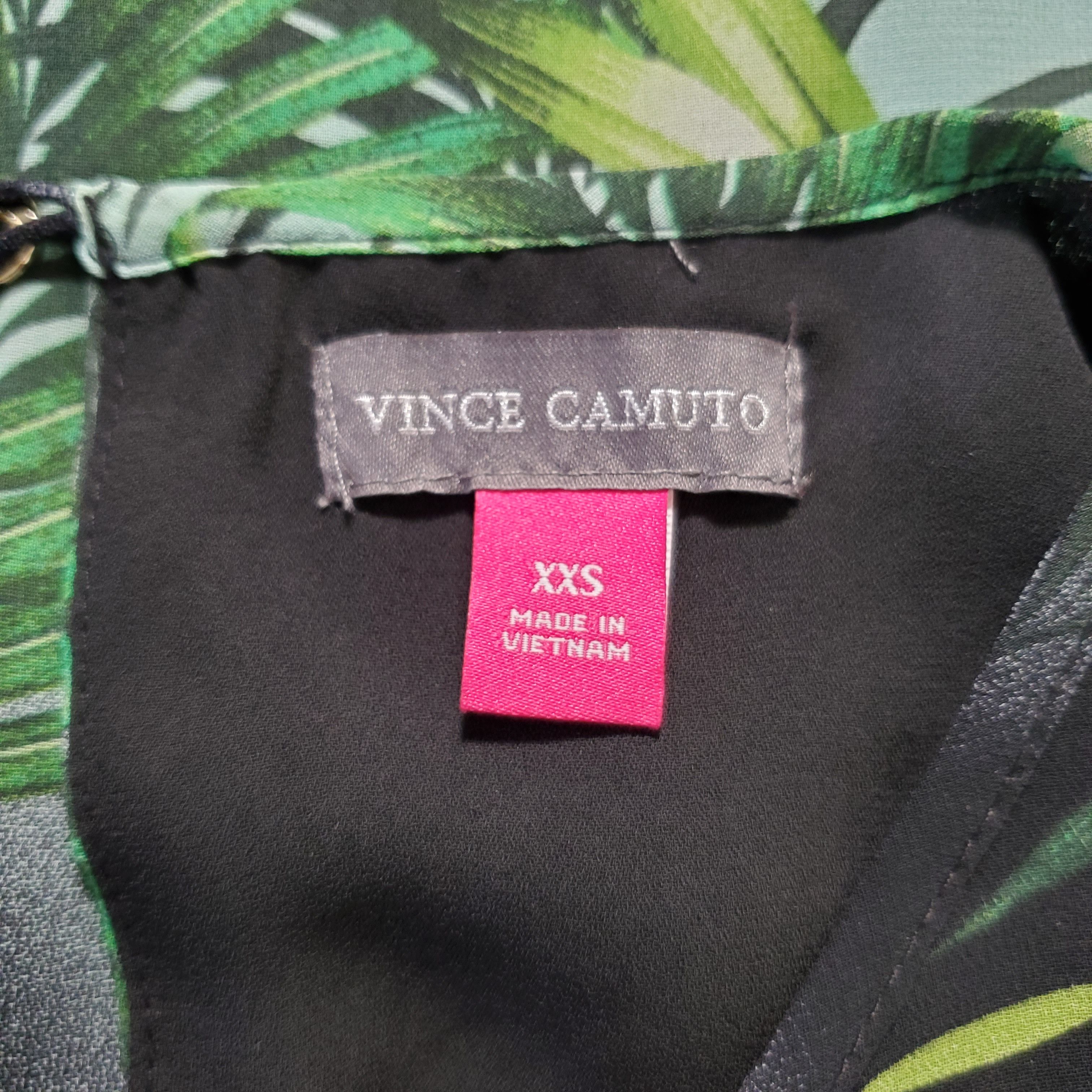Vince Camuto Vince Camuto Size XXS Blouse Floral Foliage Plants Black Size XXS / US 00 / IT 34 - 9 Thumbnail