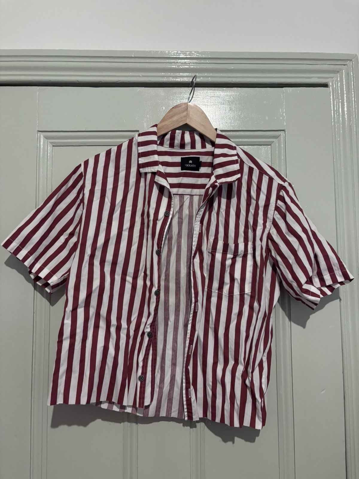 Other Cropped St. Goliath Button Up Tee Shirt Size US M / EU 48-50 / 2 - 2 Thumbnail