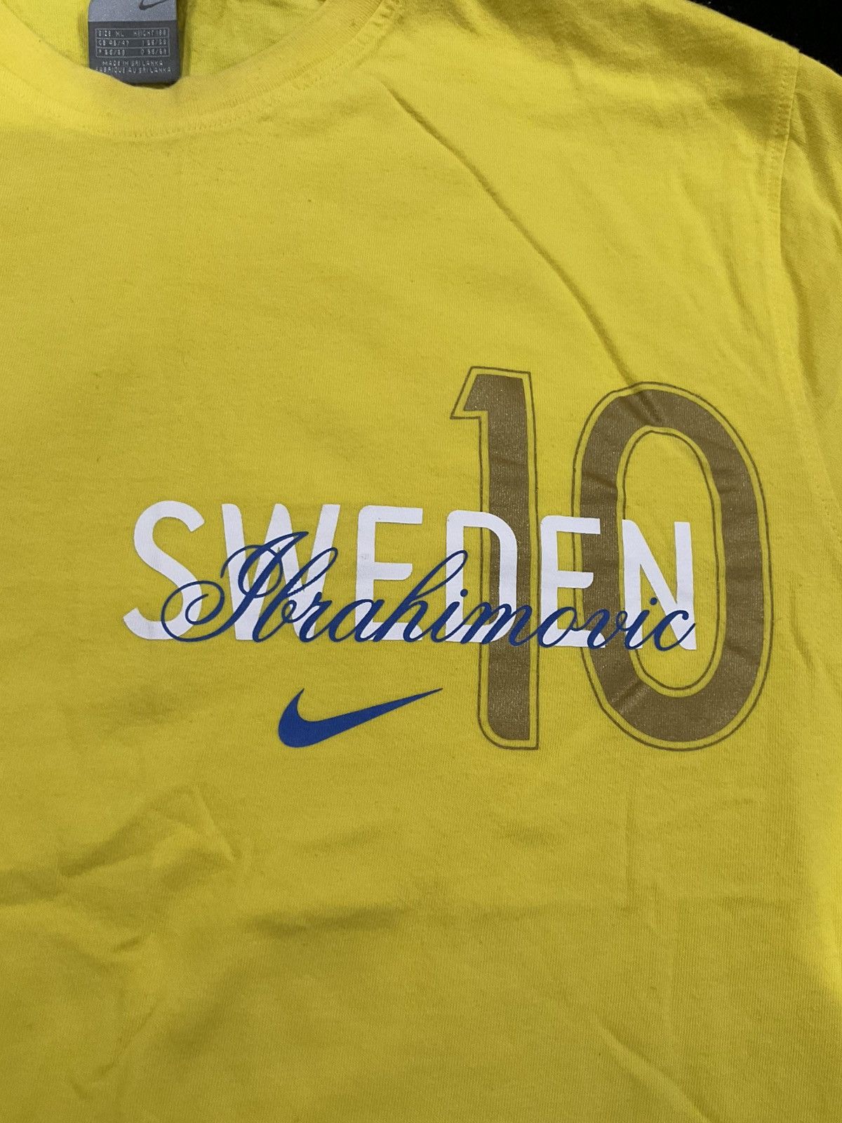 Nike Vintage Sweden soccer shirt zlatan ibrahimovic Nike xl shirt Size US XL / EU 56 / 4 - 2 Thumbnail