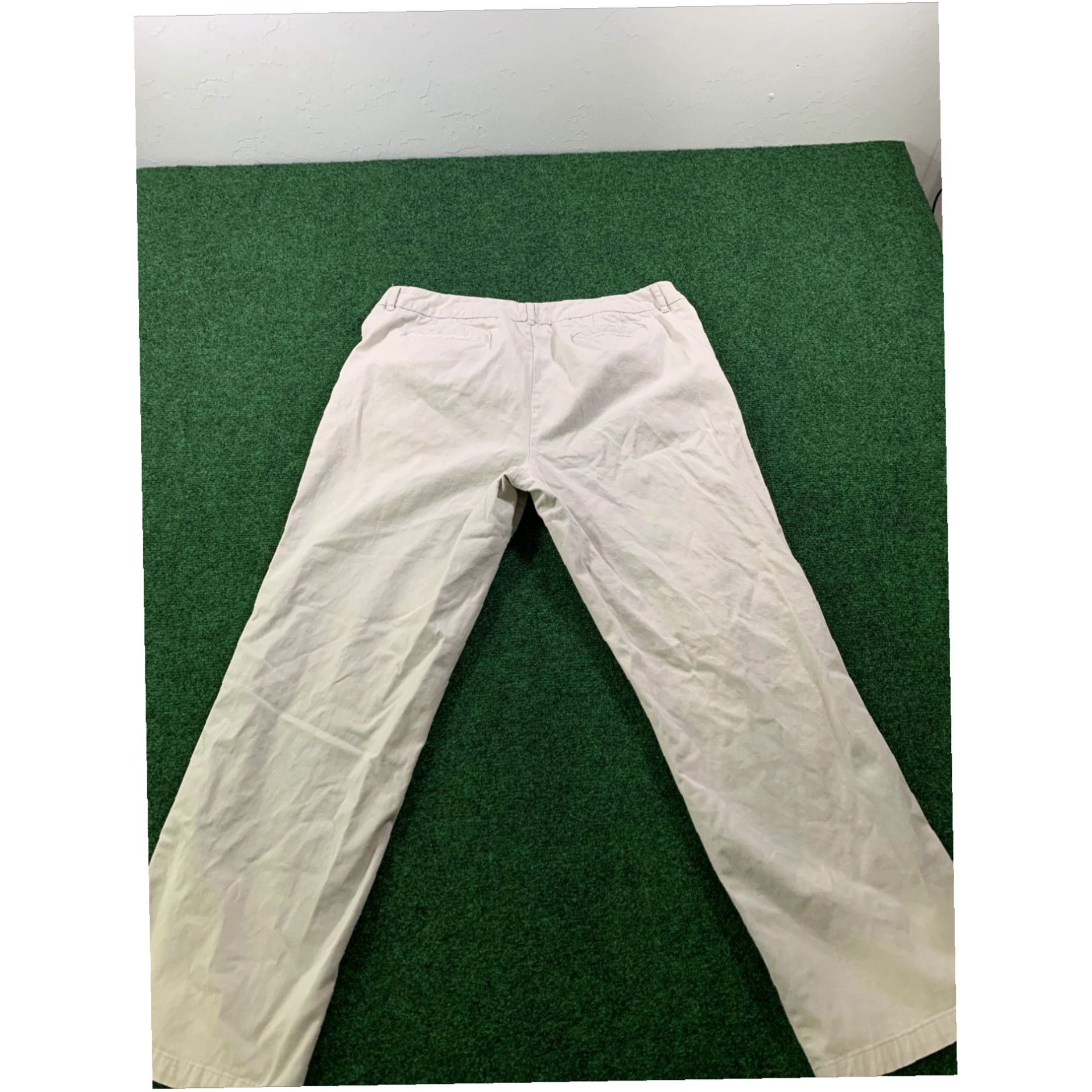 Vintage Women's Khaki Capris Pants Size Petite 14 Casual Career Capris Kim Rogers Size 36" / US 14 / IT 50 - 5 Thumbnail