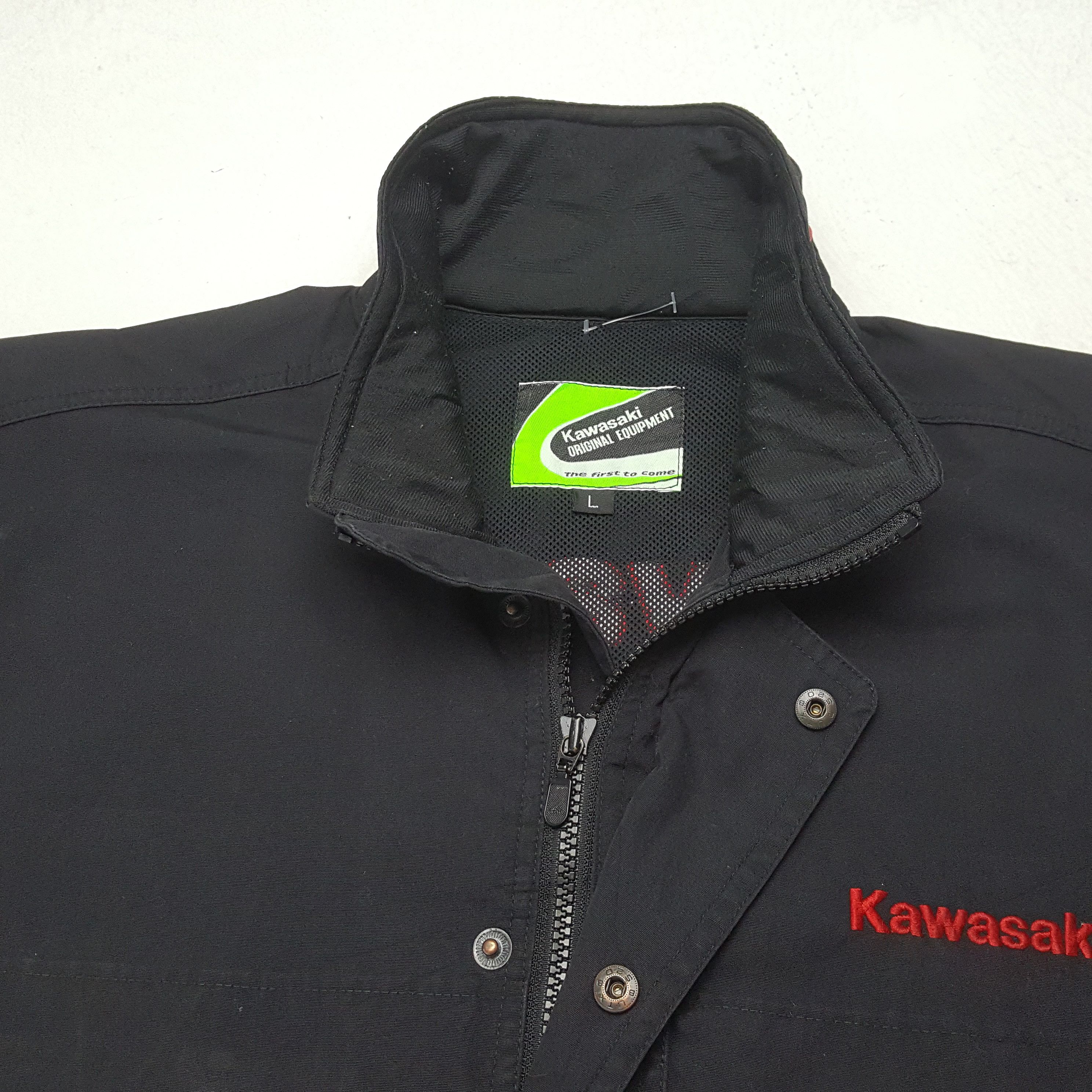 Japanese Brand × Vintage Kawasaki Japanese Motorcycle Brand Jacket c282n30 Size US L / EU 52-54 / 3 - 5 Thumbnail