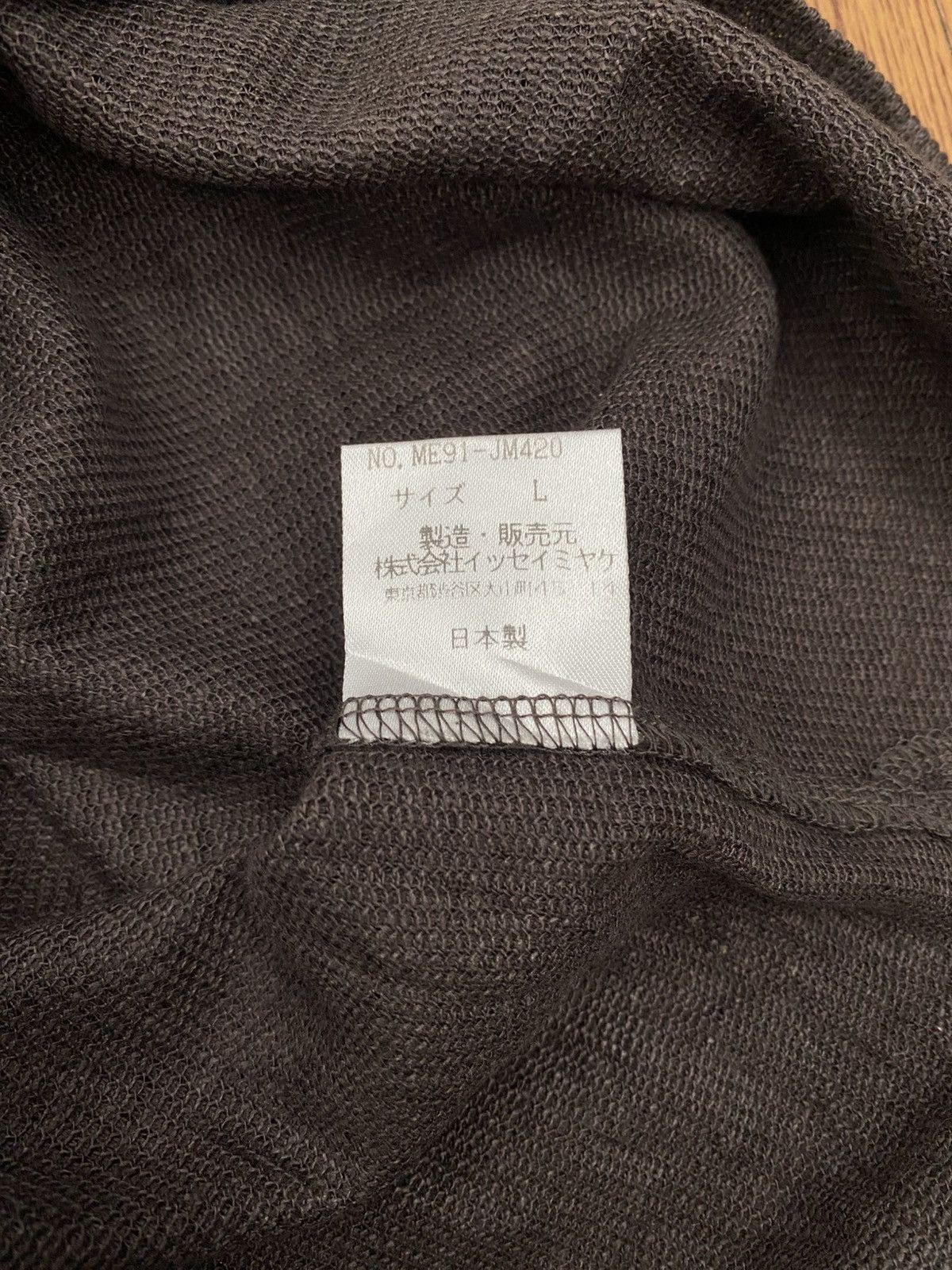 Issey Miyake Issey miyake men dark grey poloshirt Size US L / EU 52-54 / 3 - 3 Thumbnail