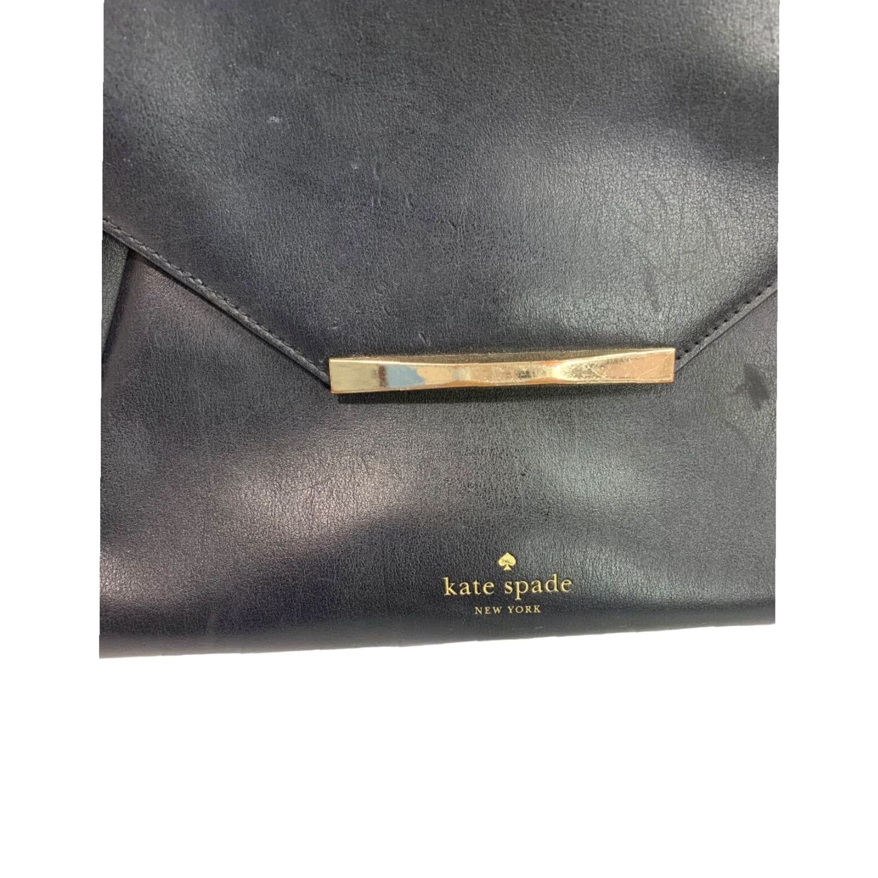 Vintage Kate Spade Palermo Camden Way Satchel Shoulder Bag Black Leather Women Satchel/Top Handle Bag Size ONE SIZE - 3 Thumbnail