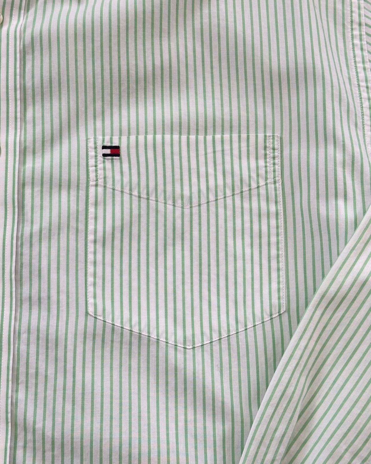 Tommy Hilfiger Vintage Tommy Hilfiger Striped Button-Up Dress Shirt - Large Size US L / EU 52-54 / 3 - 3 Thumbnail