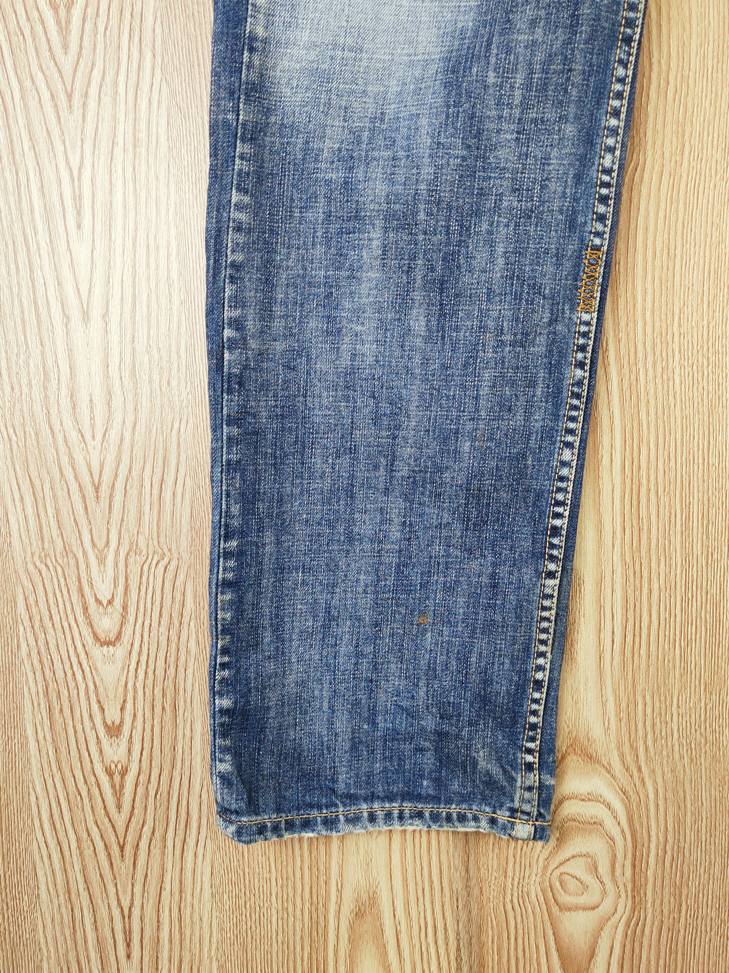 Takeo Kikuchi Takeo Kikuchi Dark Blue Faded Distressed Ripped Jeans #S2738 Size US 34 / EU 50 - 4 Thumbnail