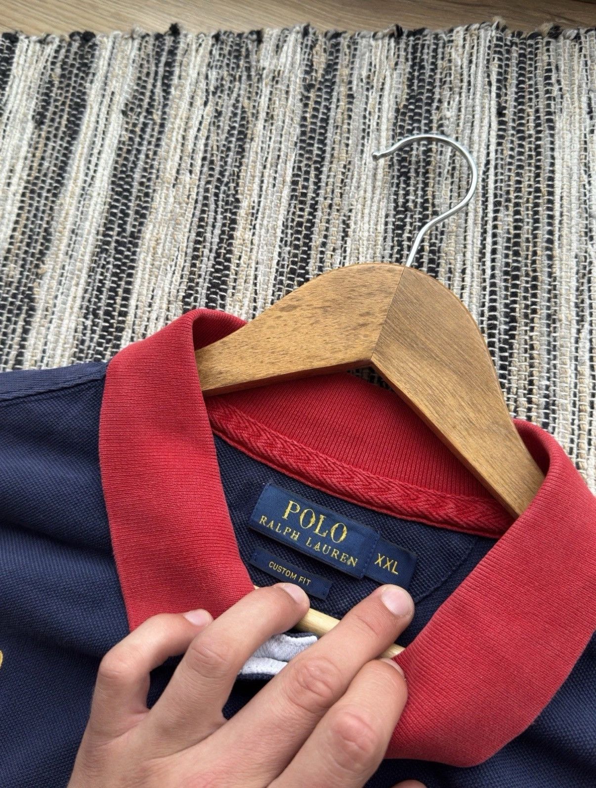Polo Ralph Lauren Polo Ralph Lauren Challenge PRL CLUB Big Logo Blue Polo Size US XXL / EU 58 / 5 - 5 Thumbnail