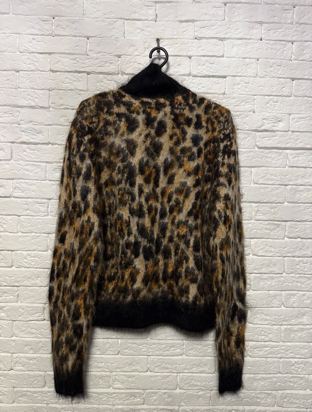 H&M Rare Rabanne H&M Mohair Blend Men`s Sweater Leopard Patern Size US L / EU 52-54 / 3 - 6 Thumbnail