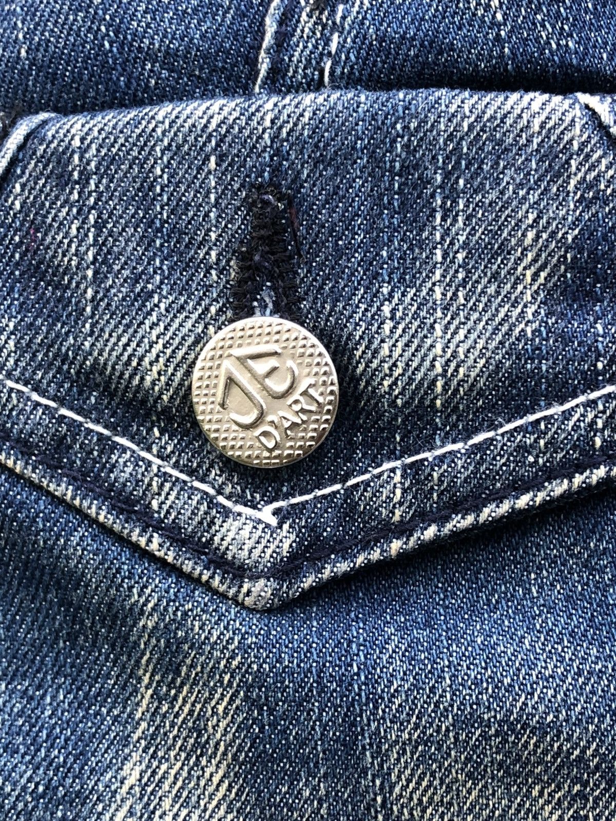 Japanese Brand D’Art Tactical Bondage Washed Jeans Size US 31 - 12 Thumbnail