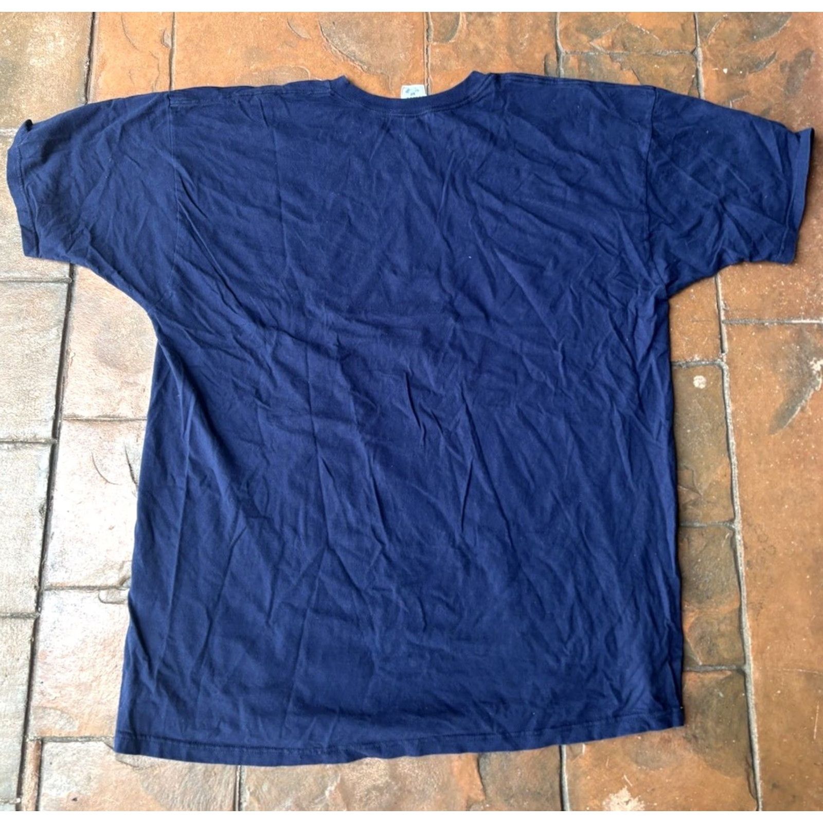 Fruit Of The Loom VINTAGE Minnie Mouse Florida Disney T-Shirt 3XL Men Blue Cotton Graphic Print 90s Shirt Mens Size US XXL / EU 58 / 5 - 3 Thumbnail