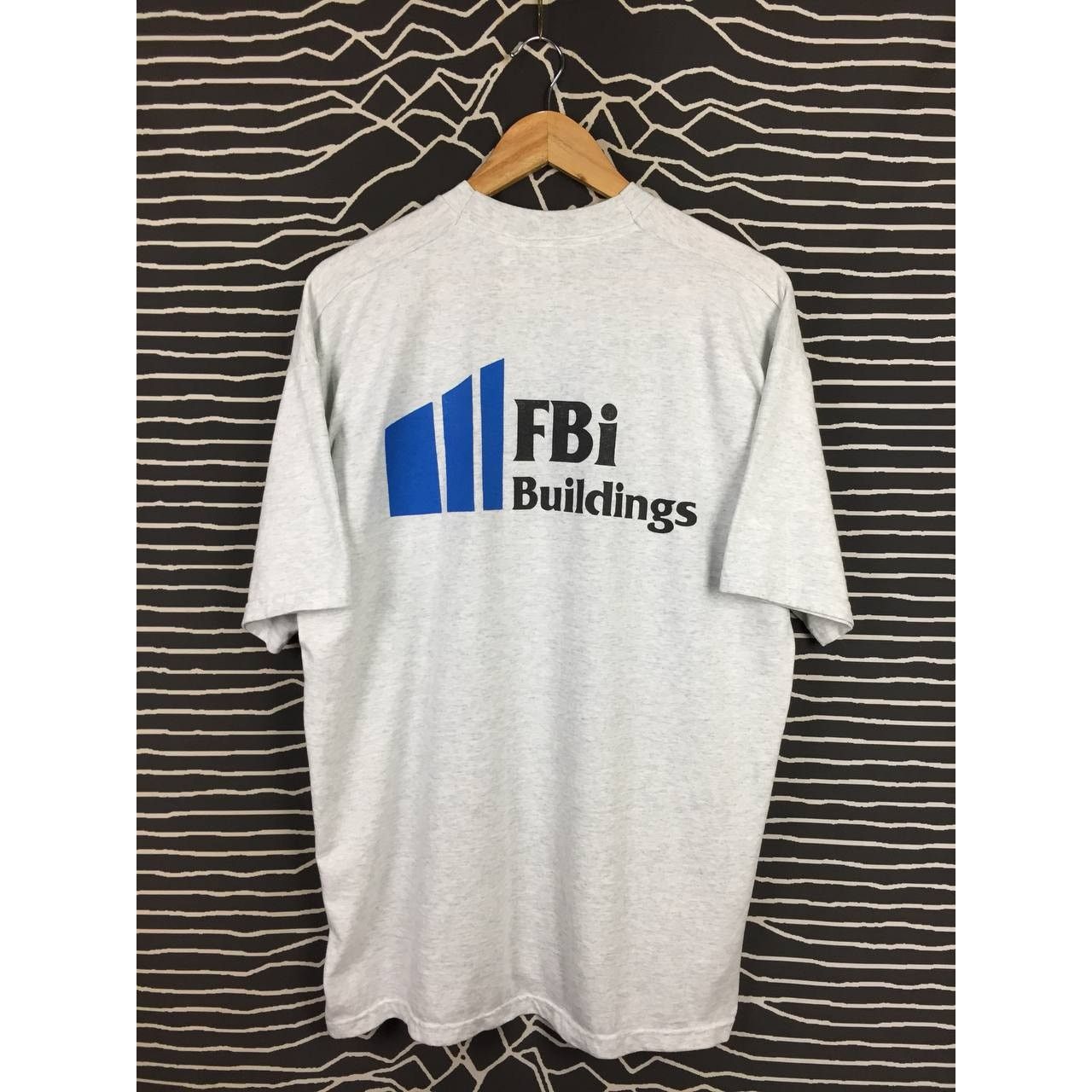 Fruit Of The Loom × Vintage Vtg 50/50 FBi Buildings Construction Company Promo Tee Size US XL / EU 56 / 4 - 1 Thumbnail