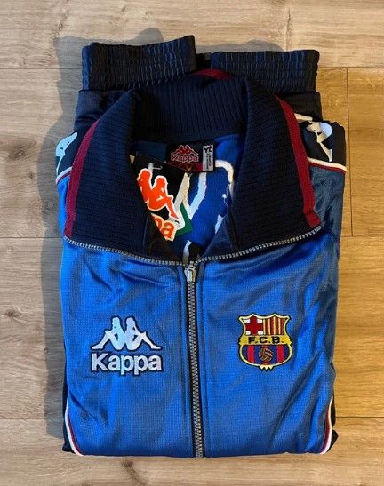 Kappa Barcelona Kappa Tracksuit ORIGINAL PLAYER VERSION Size US XL / EU 56 / 4 - 4 Thumbnail