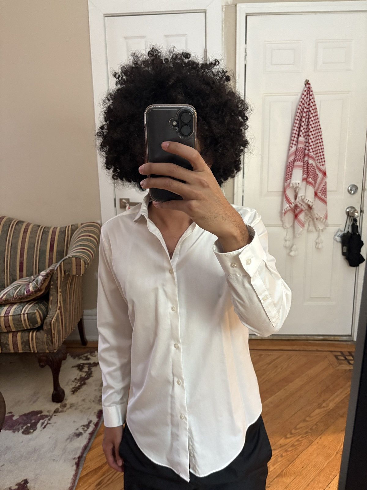 Calvin Klein calvin klein white button up Size US M / EU 48-50 / 2 - 2 Thumbnail