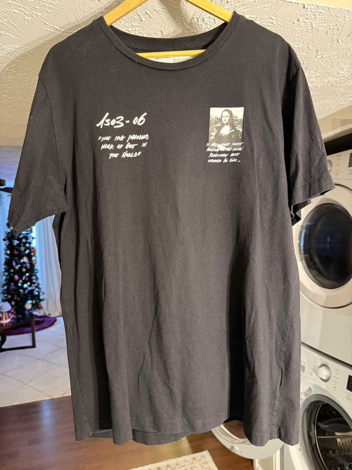 Off-White Mona Lisa Tee Size US XXL / EU 58 / 5 - 1 Thumbnail