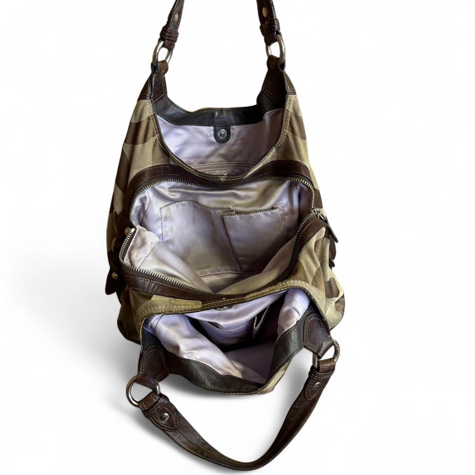 Coach Coach Madison Brown Signature Shoulder Bag Size ONE SIZE - 5 Thumbnail