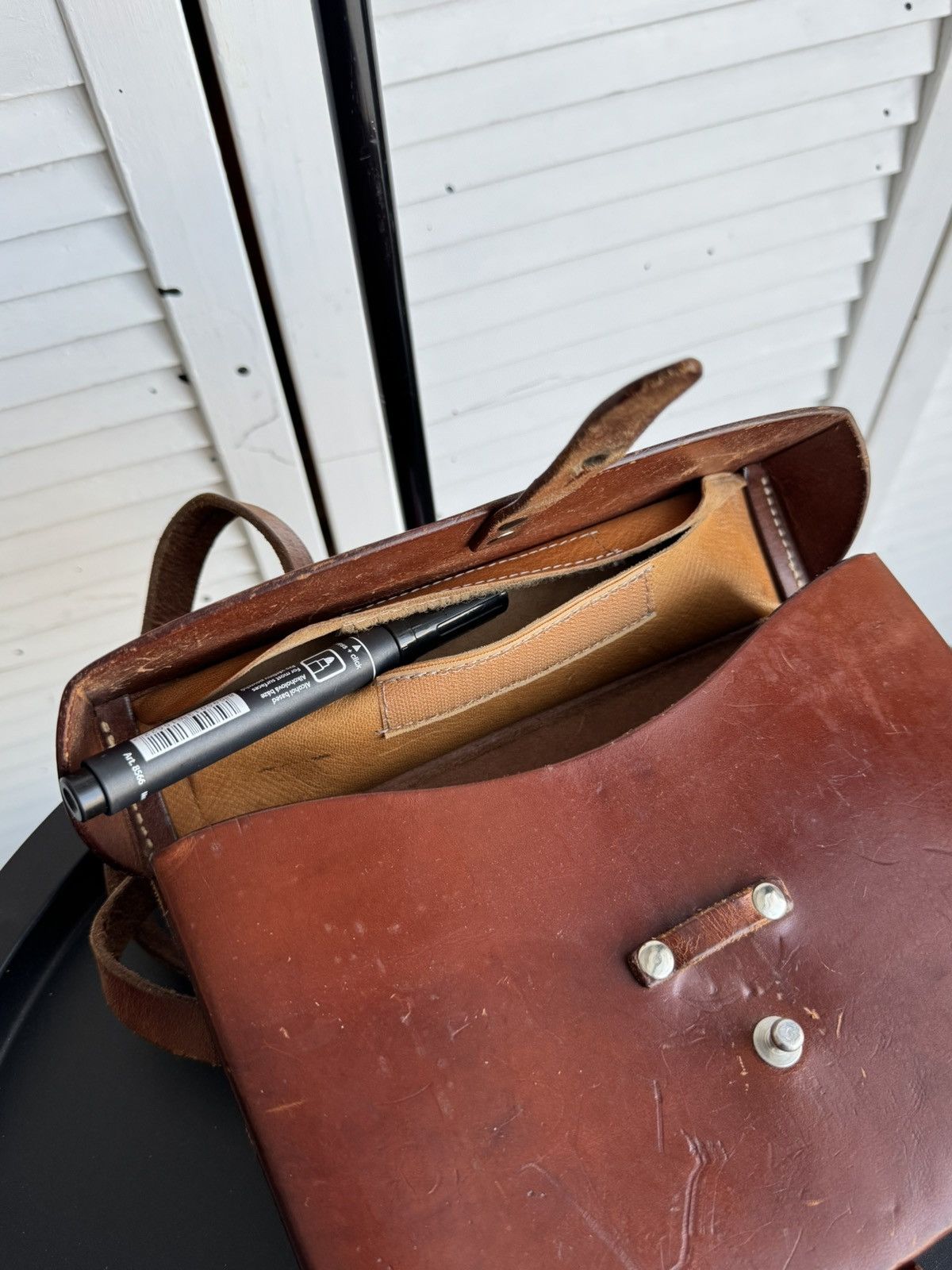 Vintage Vintage Swiss Army Leather Satchel Handcrafted Bag 1977 Size ONE SIZE - 13 Thumbnail