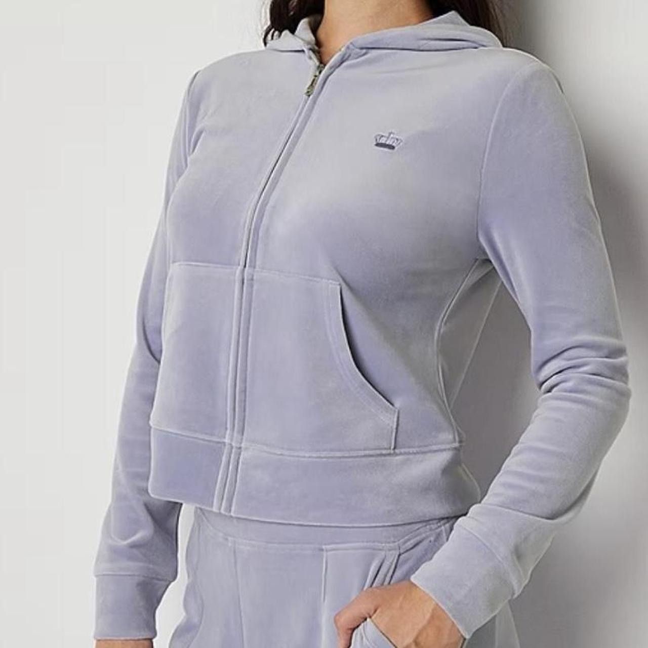 Juicy Couture Juicy Couture lilac purple soft velour hoodie pockets Size XL / US 12-14 / IT 48-50 - 5 Thumbnail