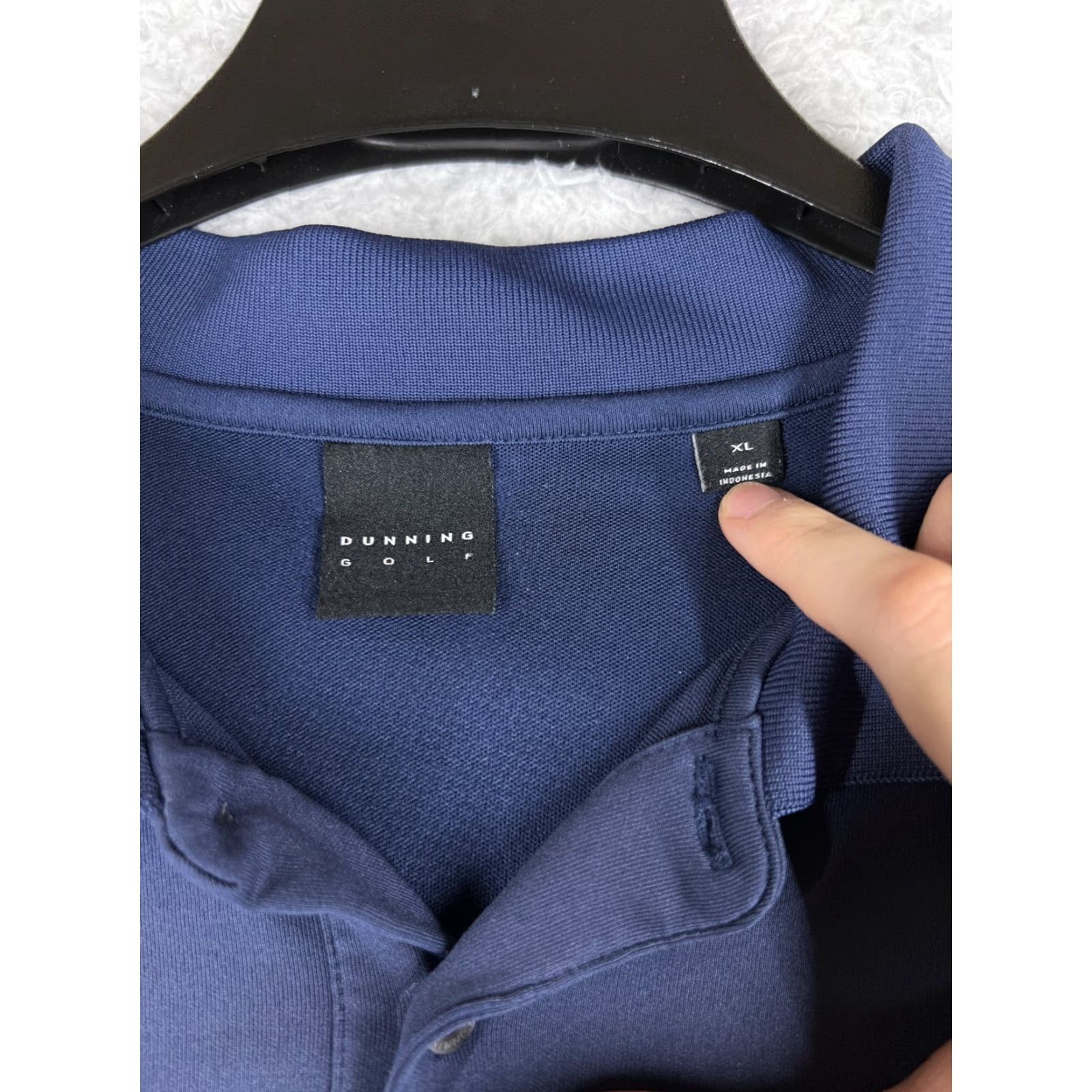 Vintage Dunning Polo Shirt Mens XL Blue Polo Shirt Adult XL Blue Golf Sports Regular Size US XL / EU 56 / 4 - 7 Thumbnail