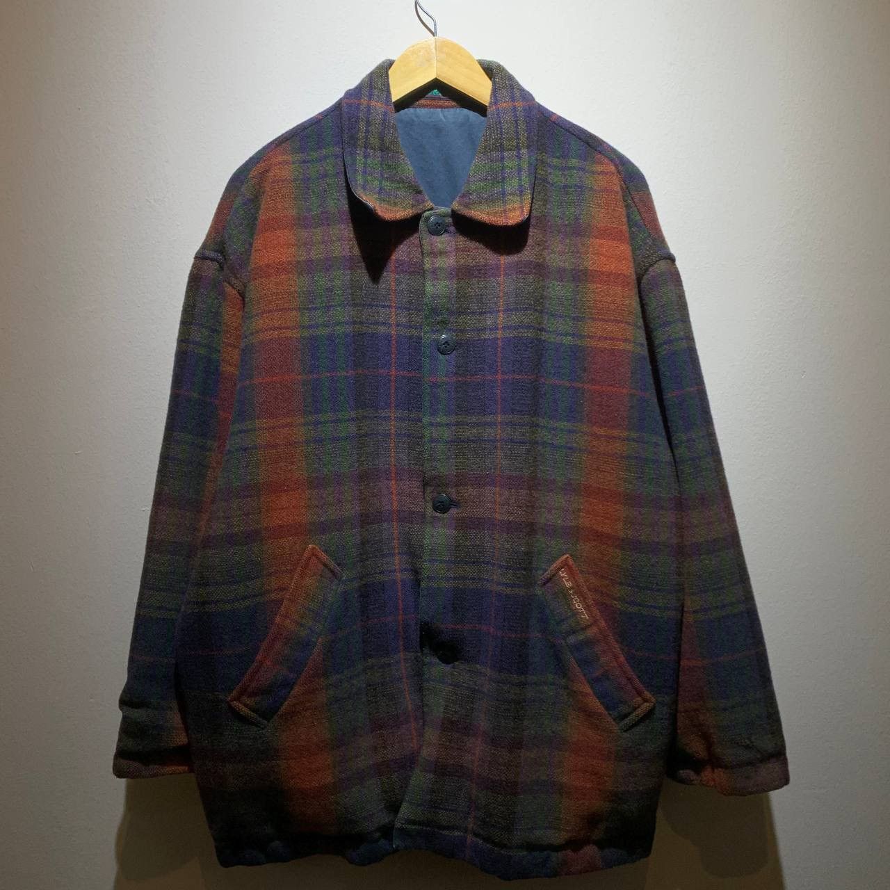 Lyle & Scott Lyle & Scott Plaid Wool Reversible Button Up Jacket Size US XL / EU 56 / 4 - 1 Thumbnail